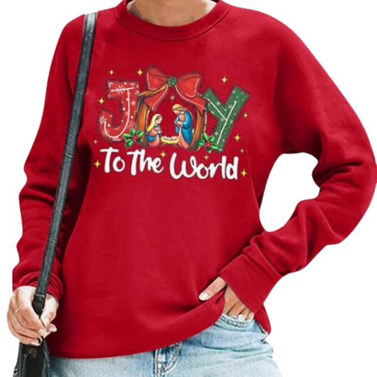 "Joy To The World", Faith Graphic Pullover