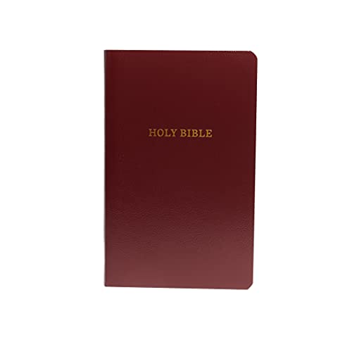 KJV Holy Bible: Gift and Award, Burgundy Leather-Look