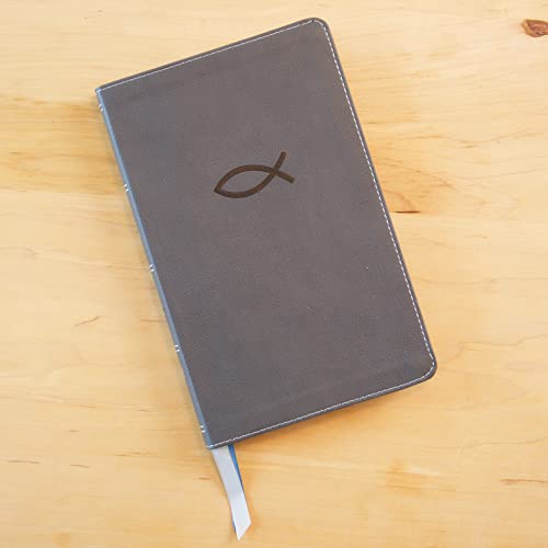 NKJV, Thinline Bible Youth Edition, Leathersoft, Gray