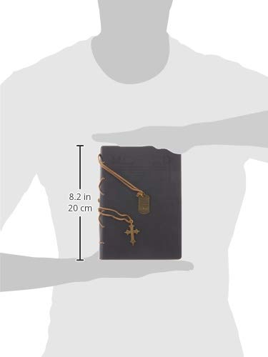 Journal, Man of God w/ Black Cross Charm