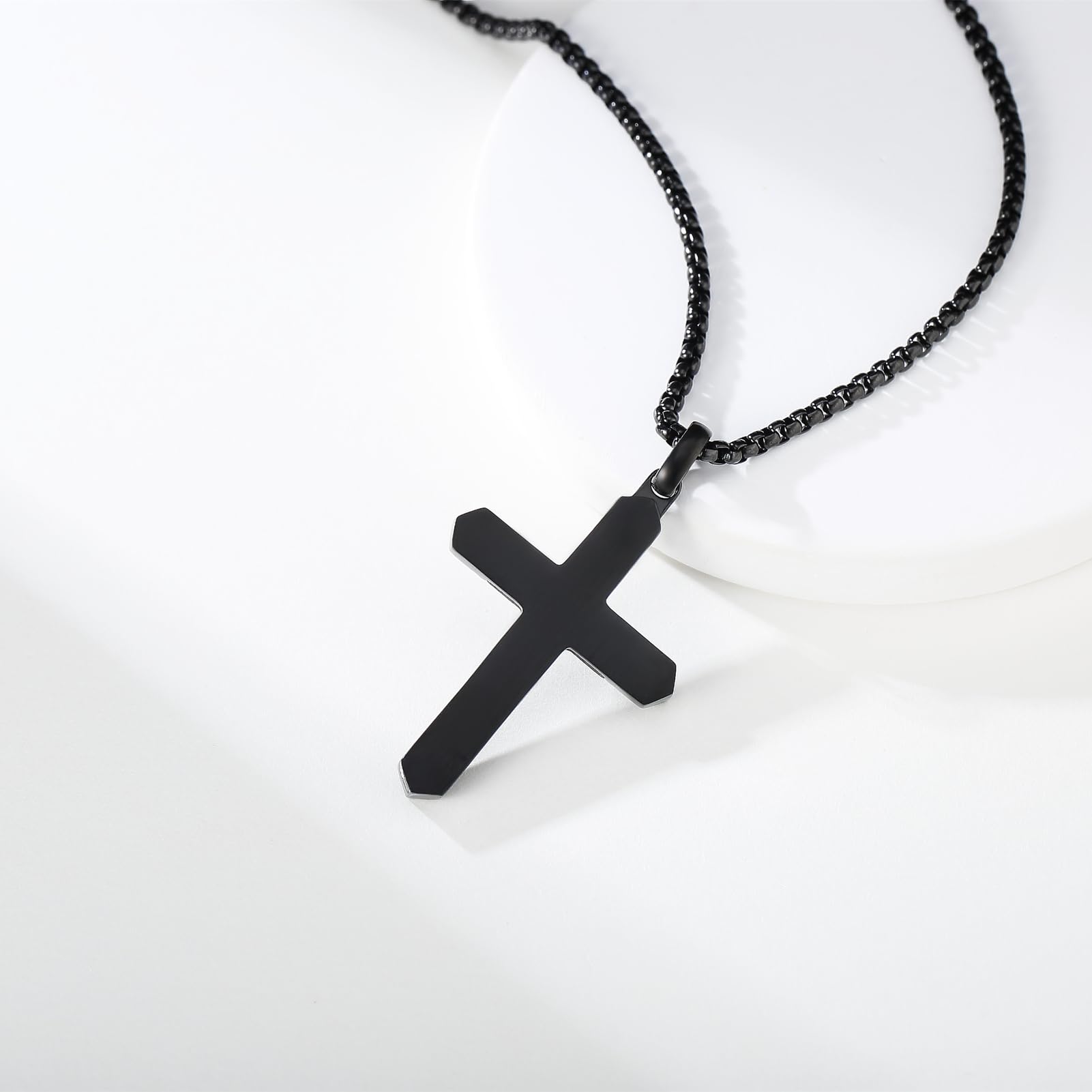 Wood Crucifix Pendant