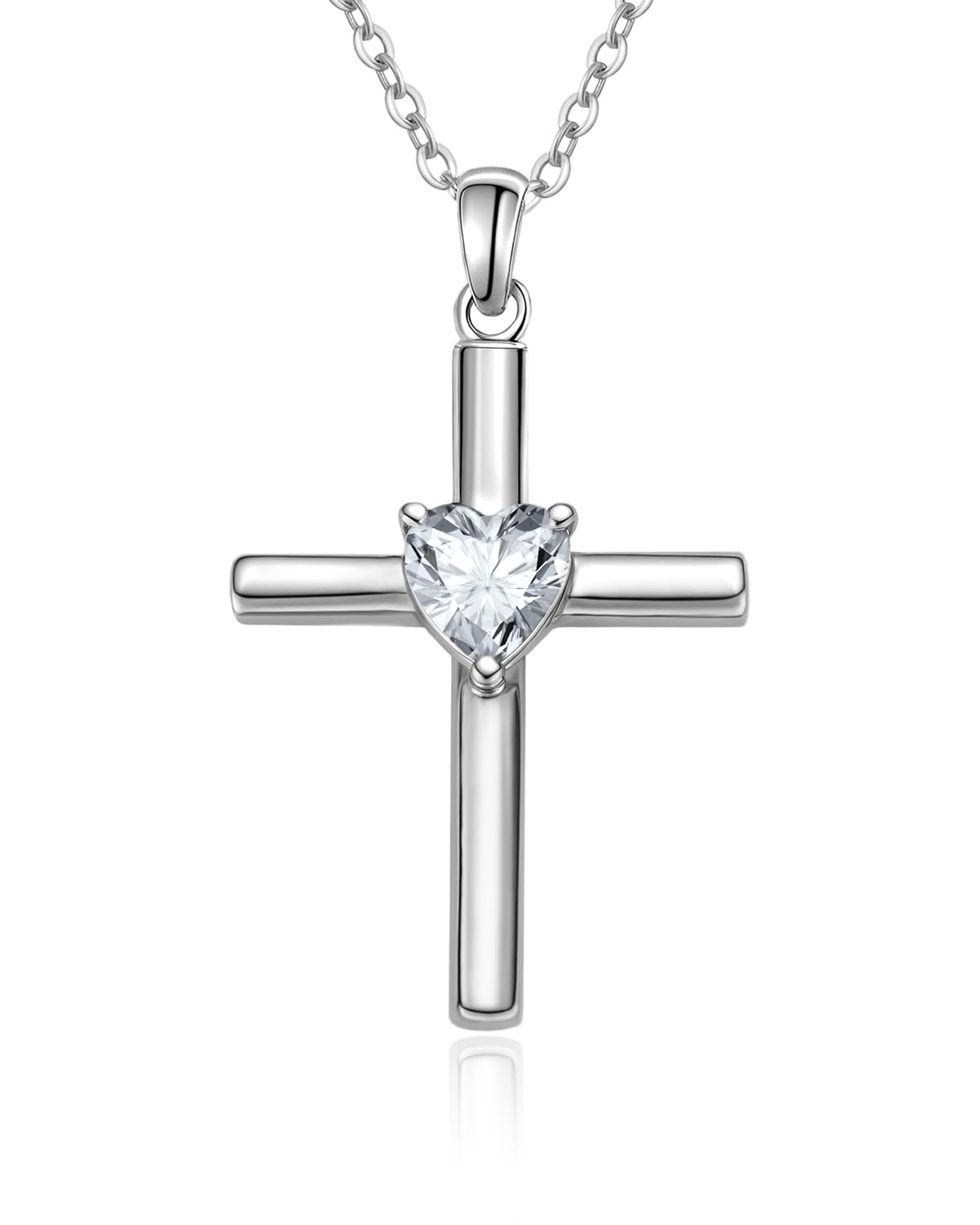 Fine Jewelry, Heart Birthstone Faith Protection Necklace