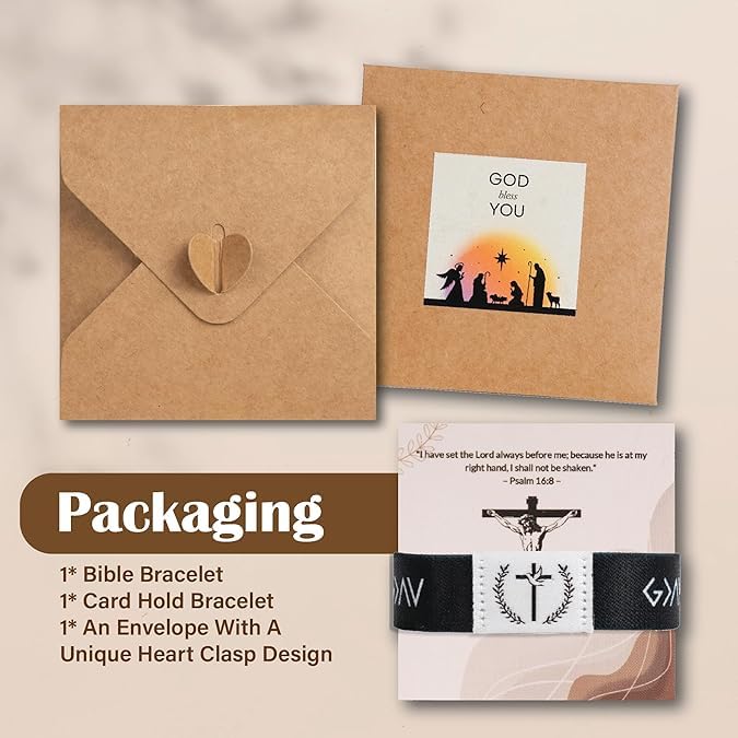 Unisex, Helpful NFC Scripture Bracelet