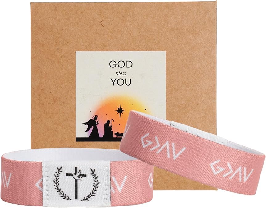 Helpful NFC Scripture Pink Bracelet