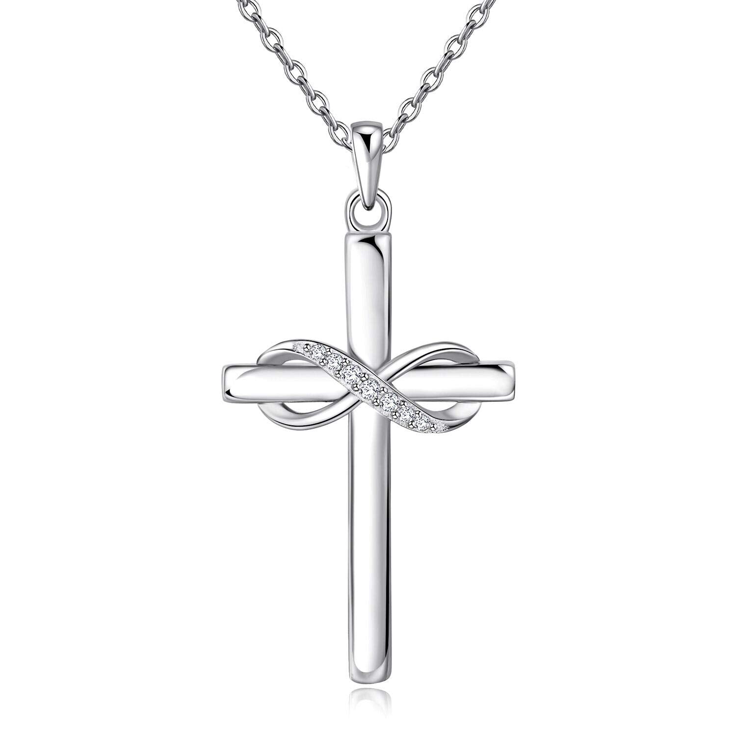 Infinity Cross Necklace