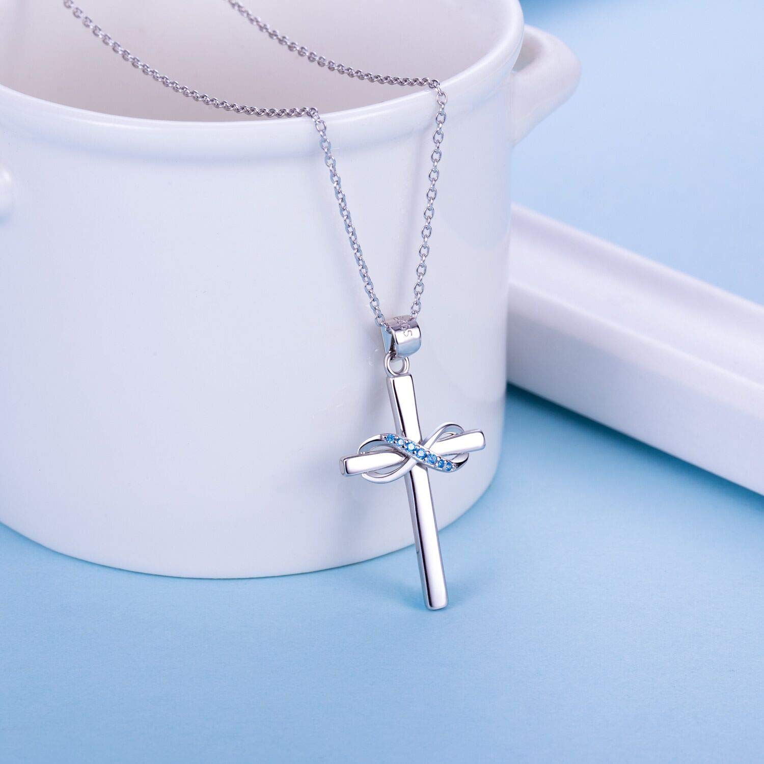 Infinity Cross Necklace