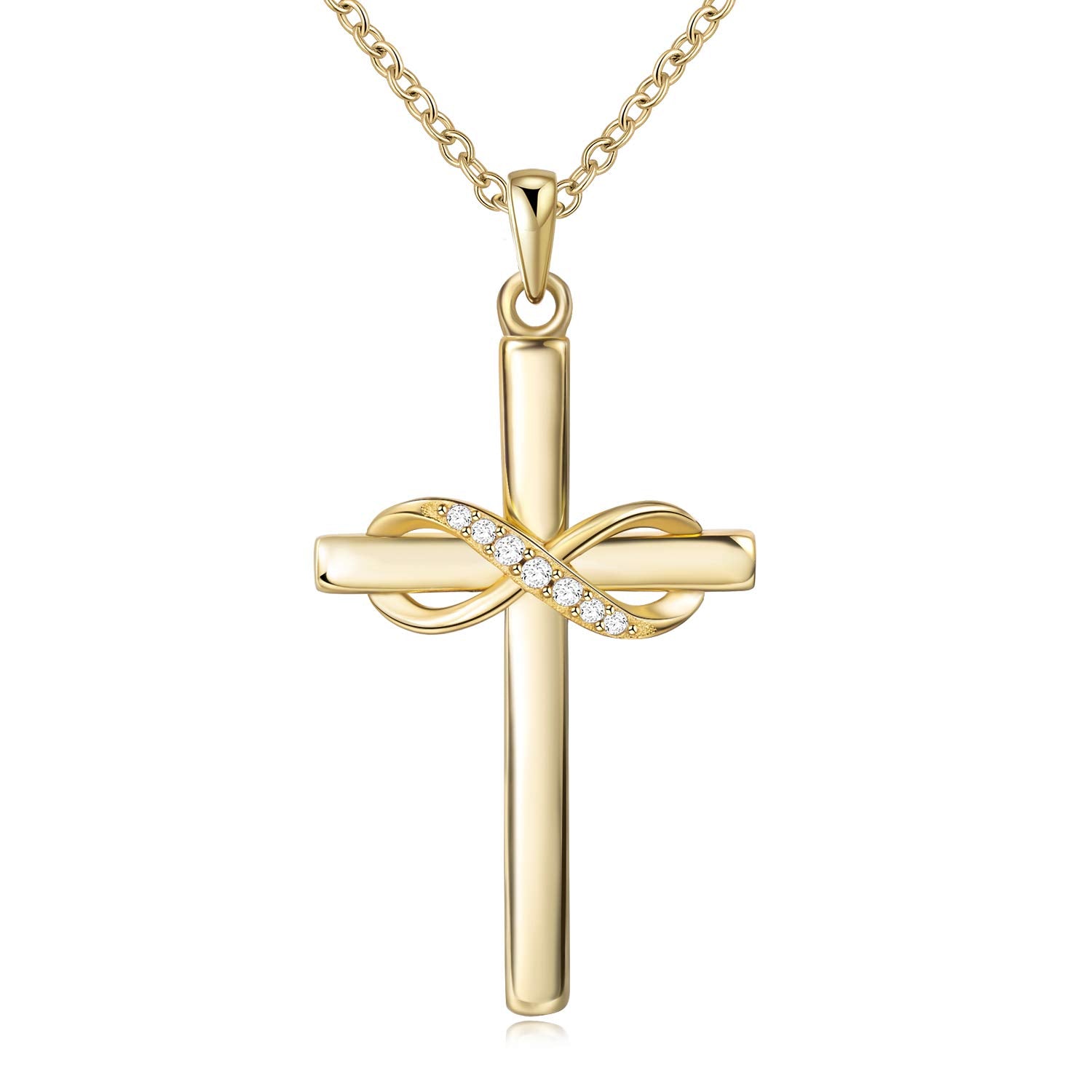 Infinity Cross Necklace