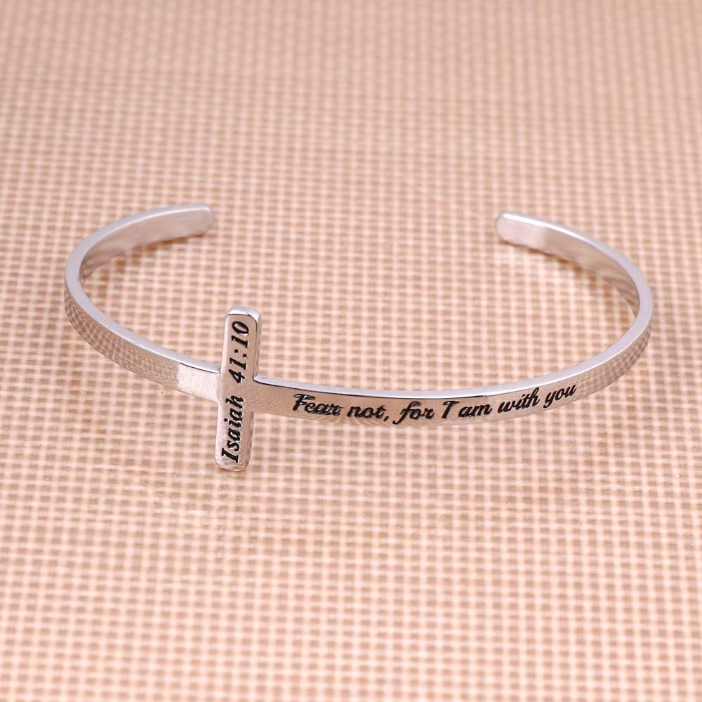 Bible Verse Cross Bracelet