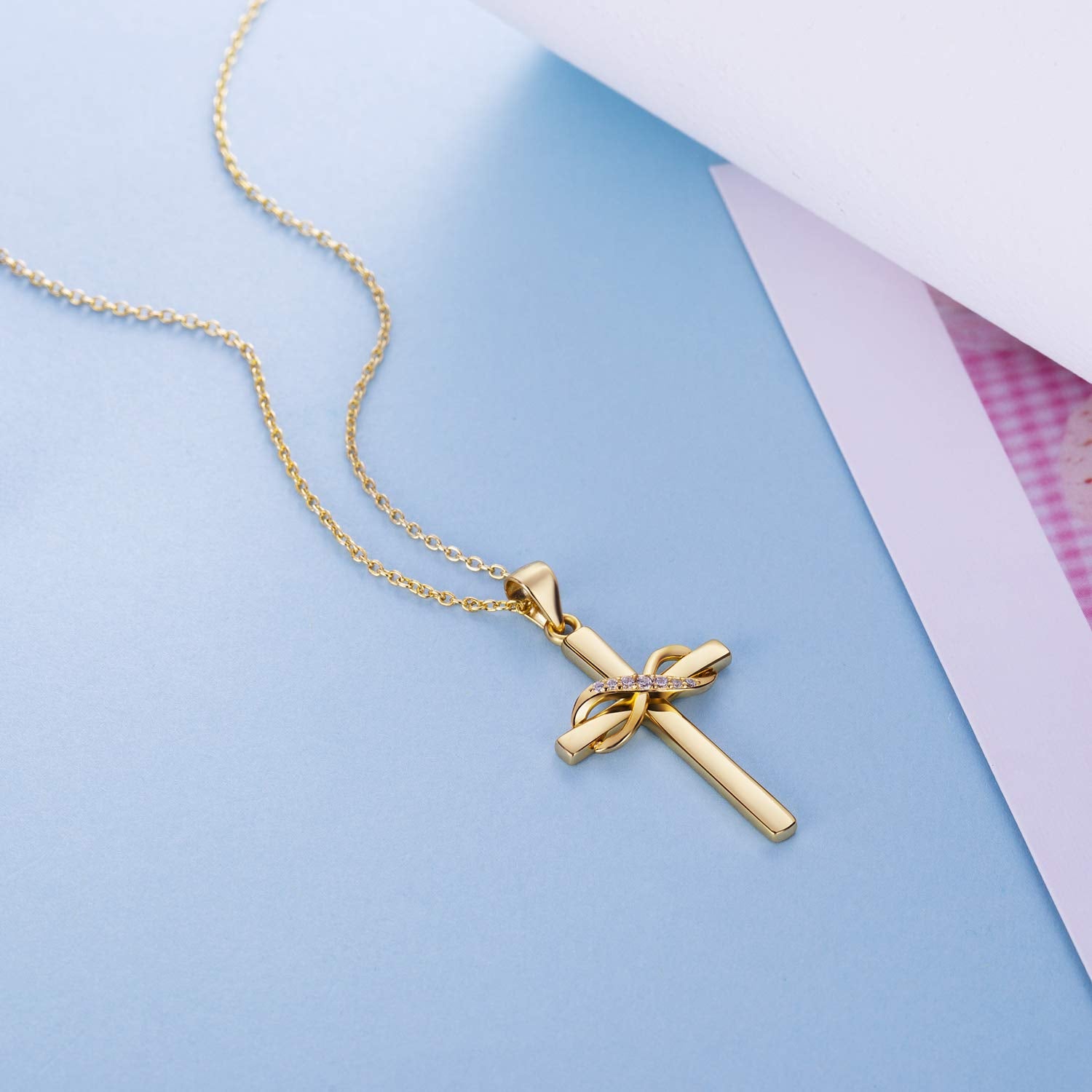 Infinity Cross Necklace