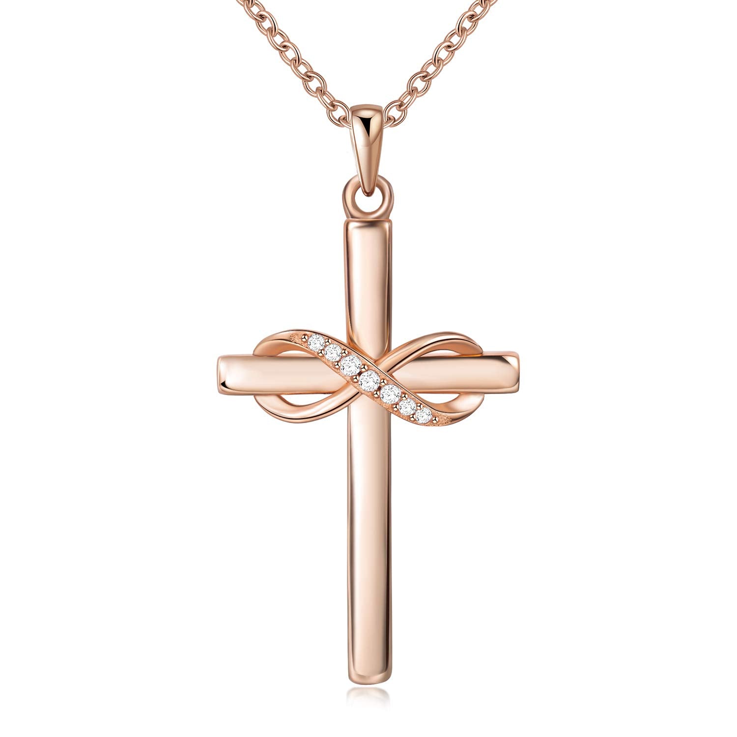 Infinity Cross Necklace