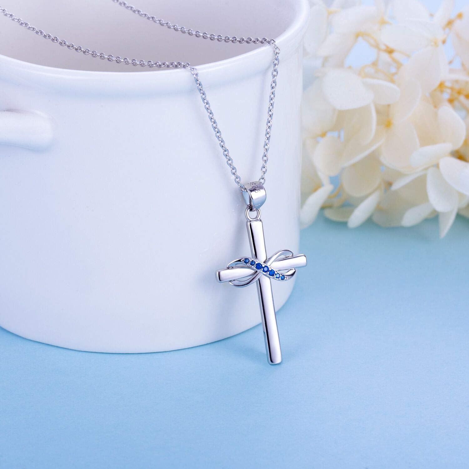 Infinity Cross Necklace