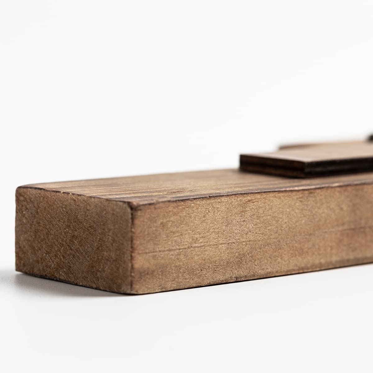 Wall Double Wooden Cross W/ Hook