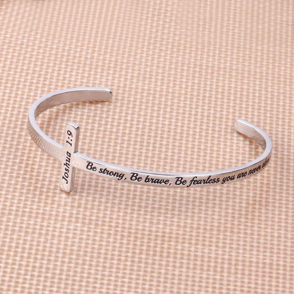 Bible Verse Cross Bracelet