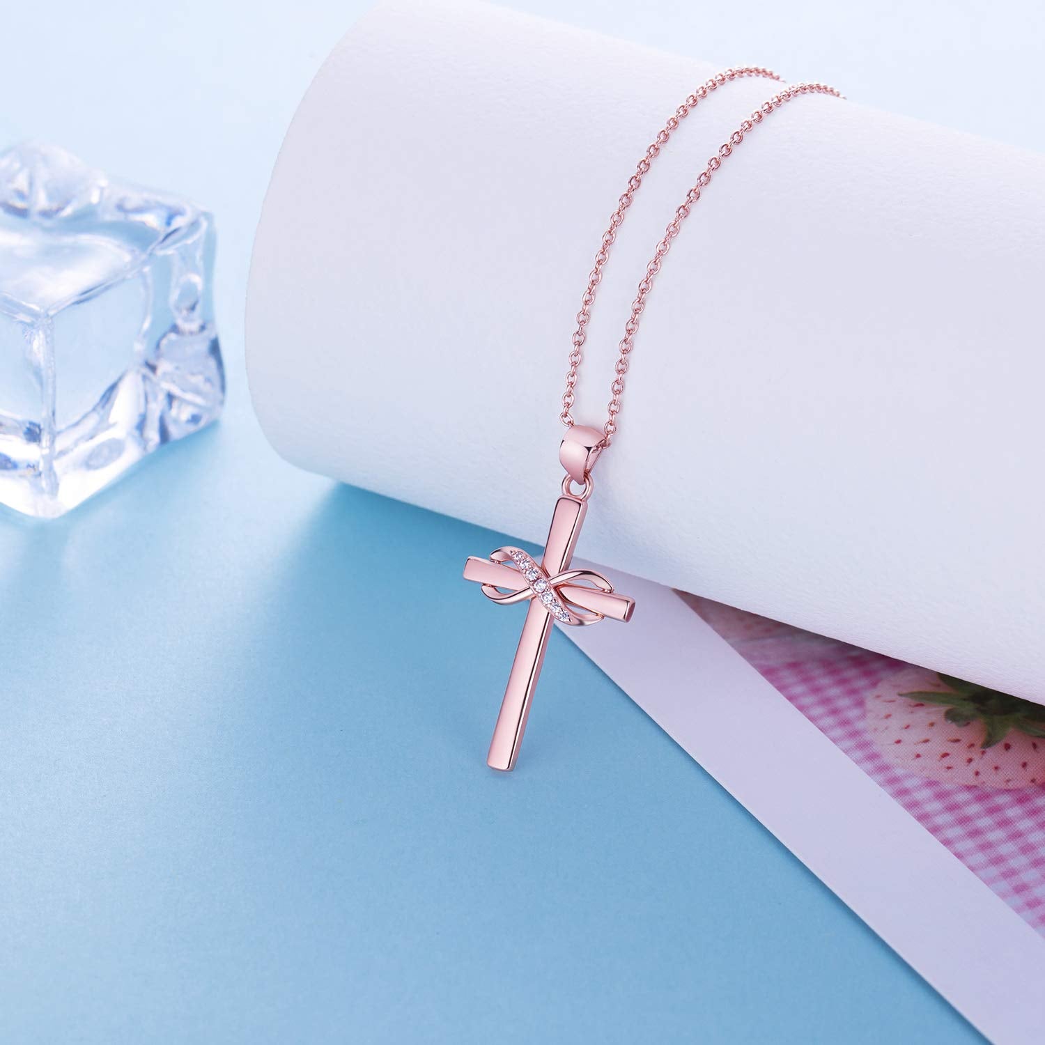 Infinity Cross Necklace