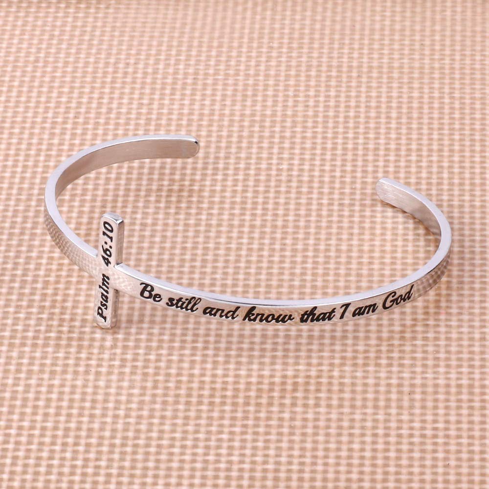 Bible Verse Cross Bracelet