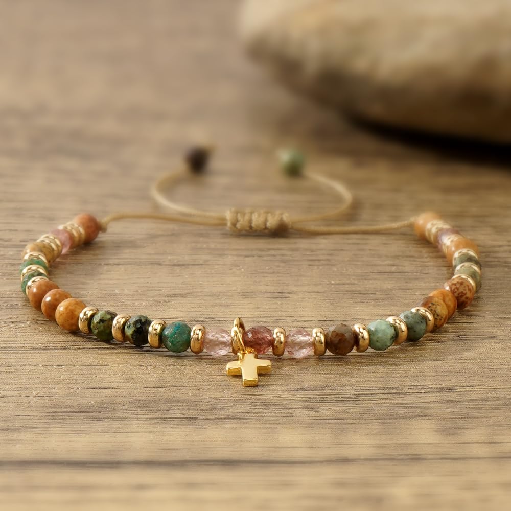 Natural Stone Bracelet Charms