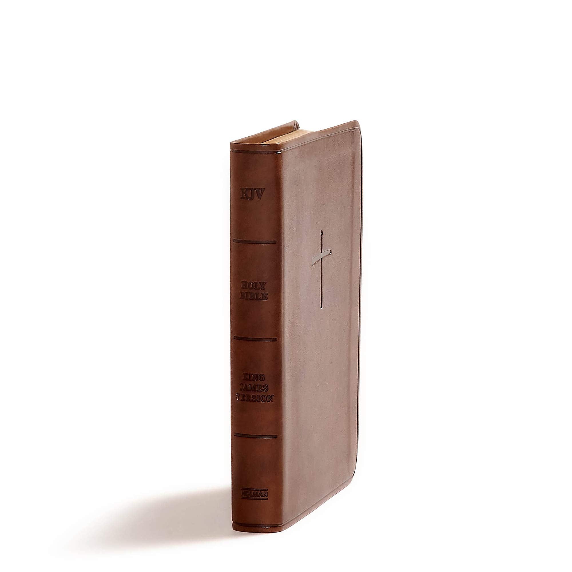 KJV Pocket Bible – Compact Brown Leather Touch, Perfect for Daily Carry