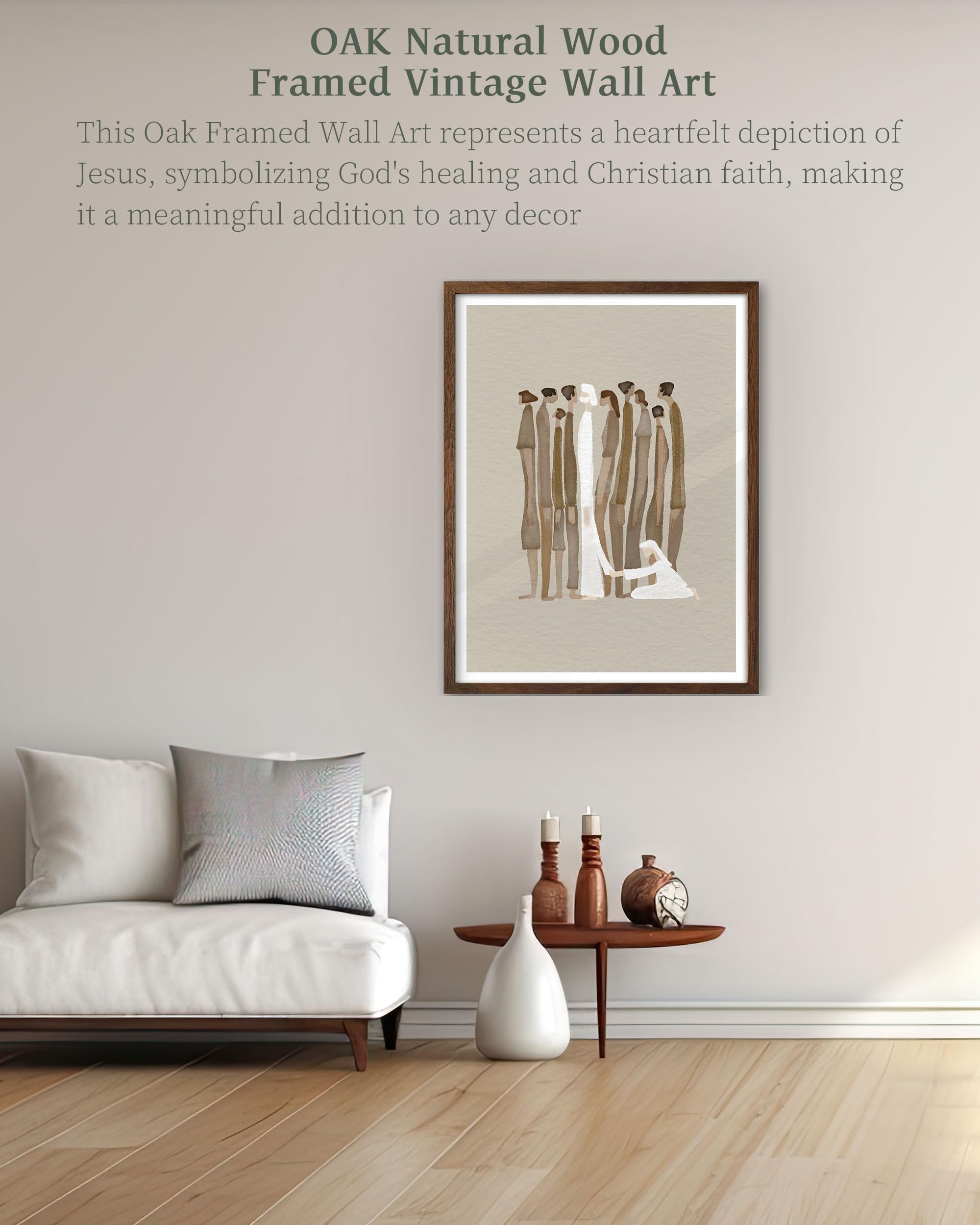 OAK Wood Framed, Large 16x20 in 