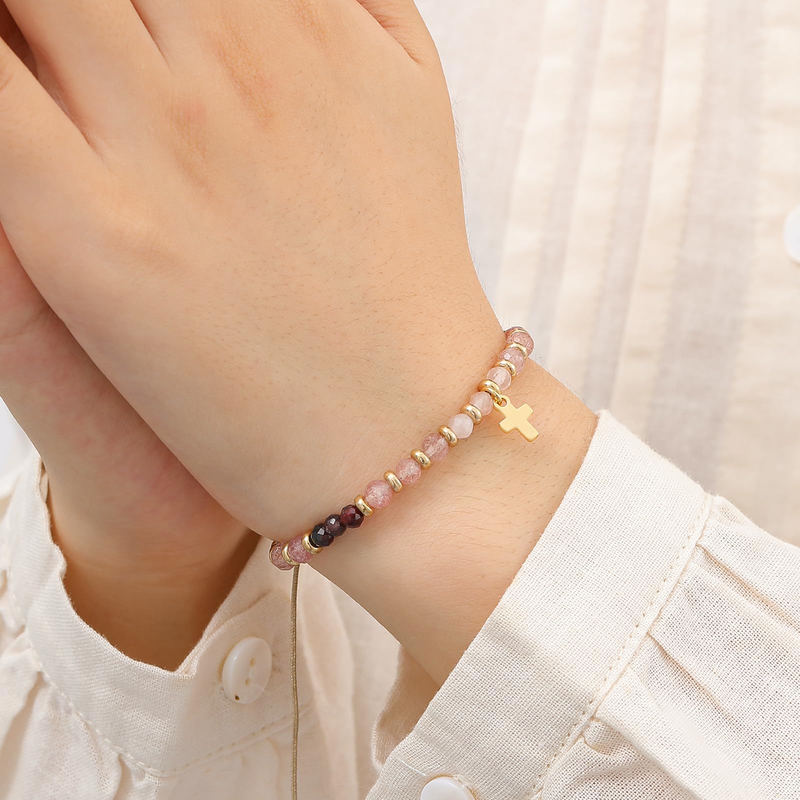 Natural Stone Bracelet Charms