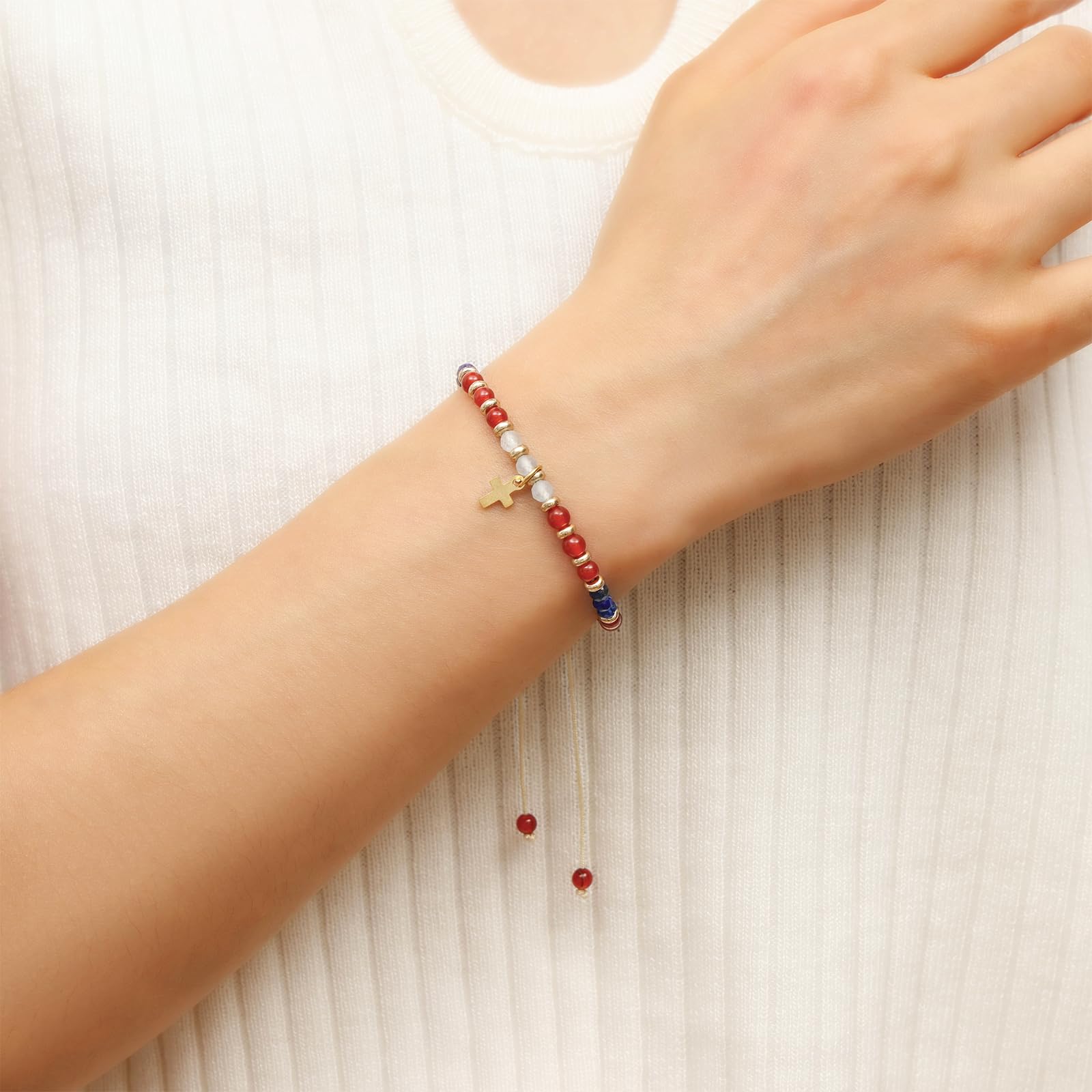 Natural Stone Bracelet Charms