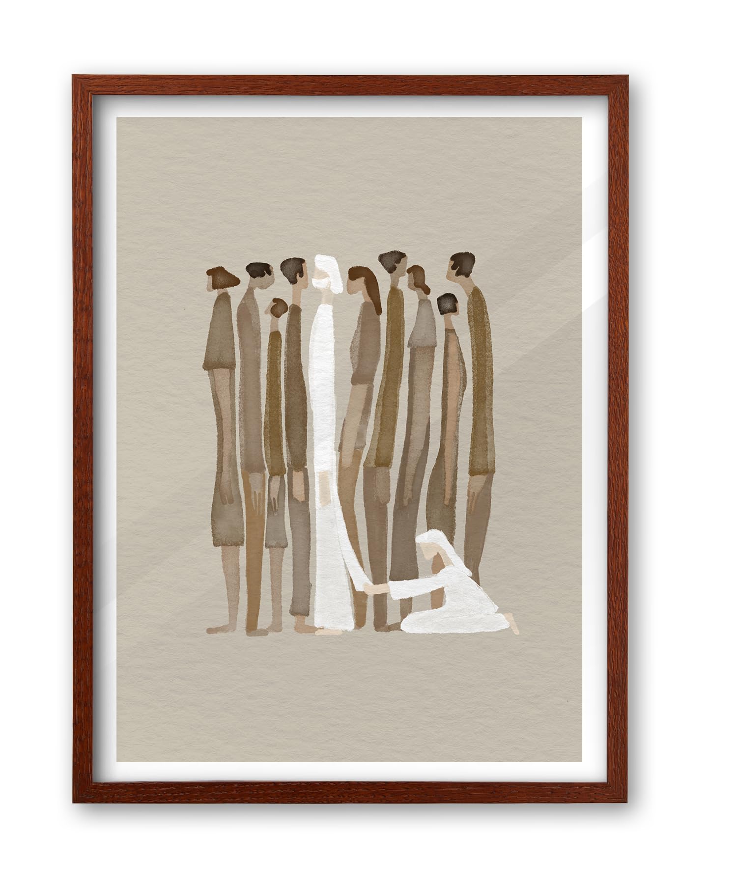 OAK Wood Framed, Large 16x20 in 