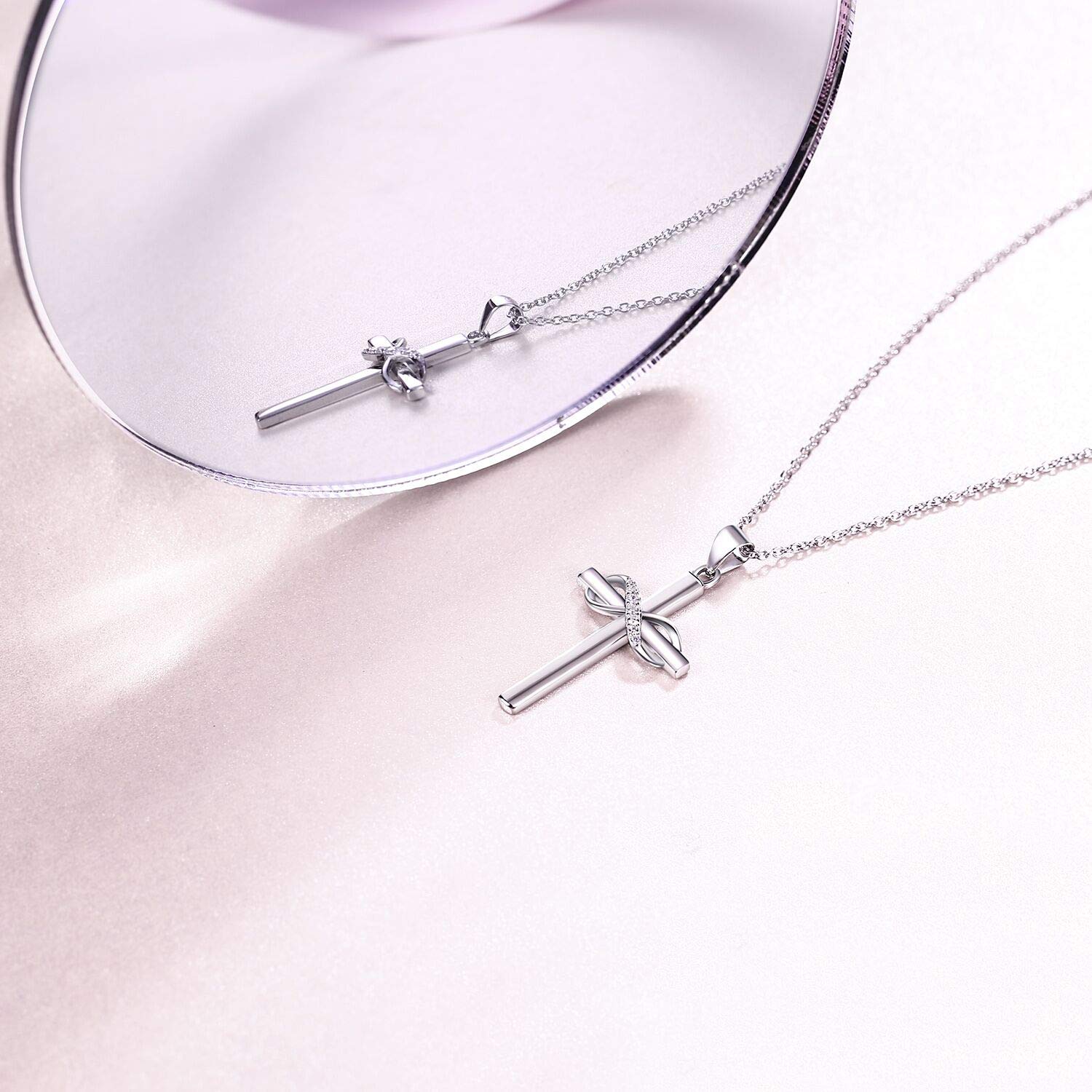 Infinity Cross Necklace