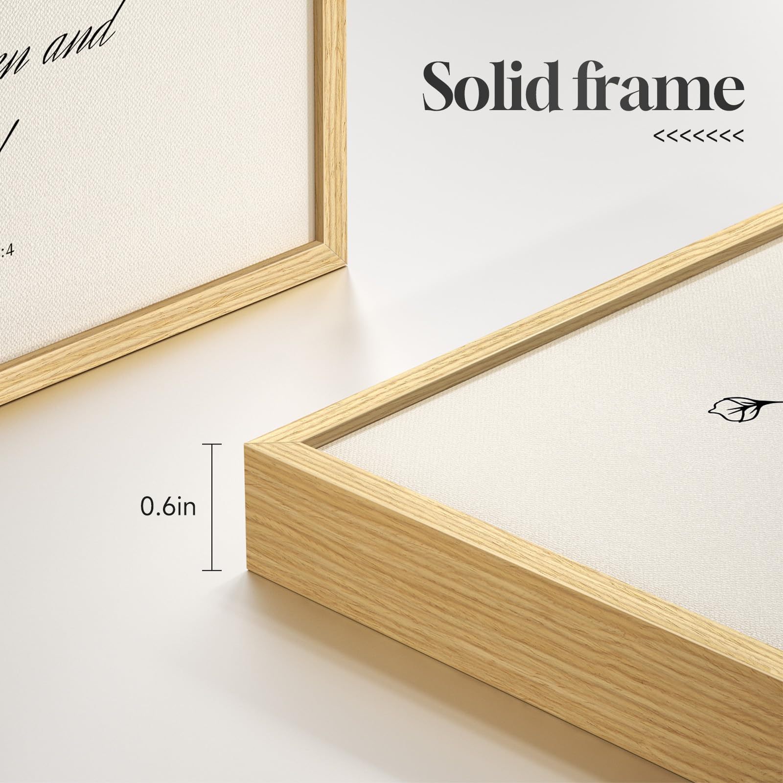 3 Set Framed Floral Wall Art, 12x16 Inch