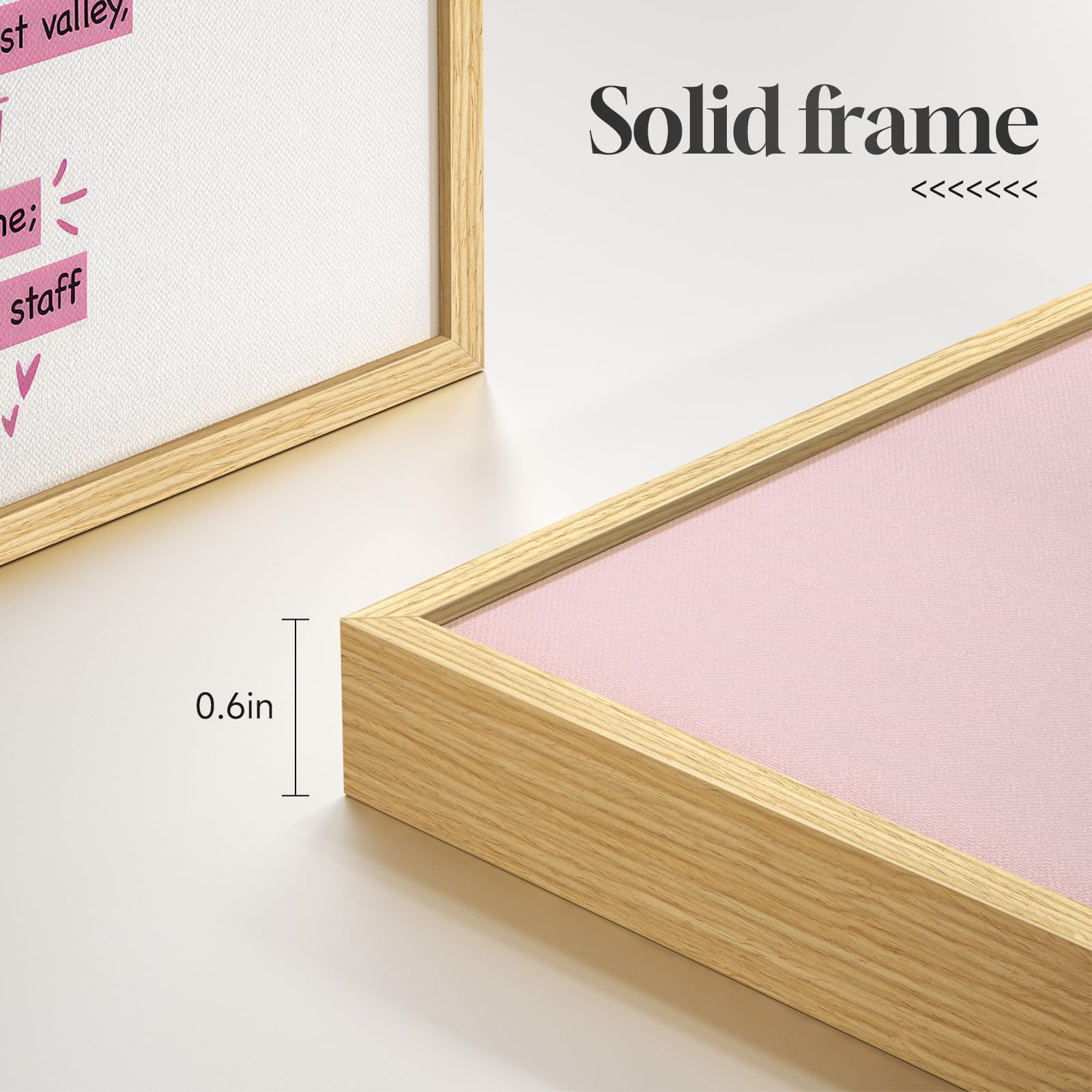 Wood Framed, Set of 3, Pink Jesus Scripture Prints, 12x16 Inch