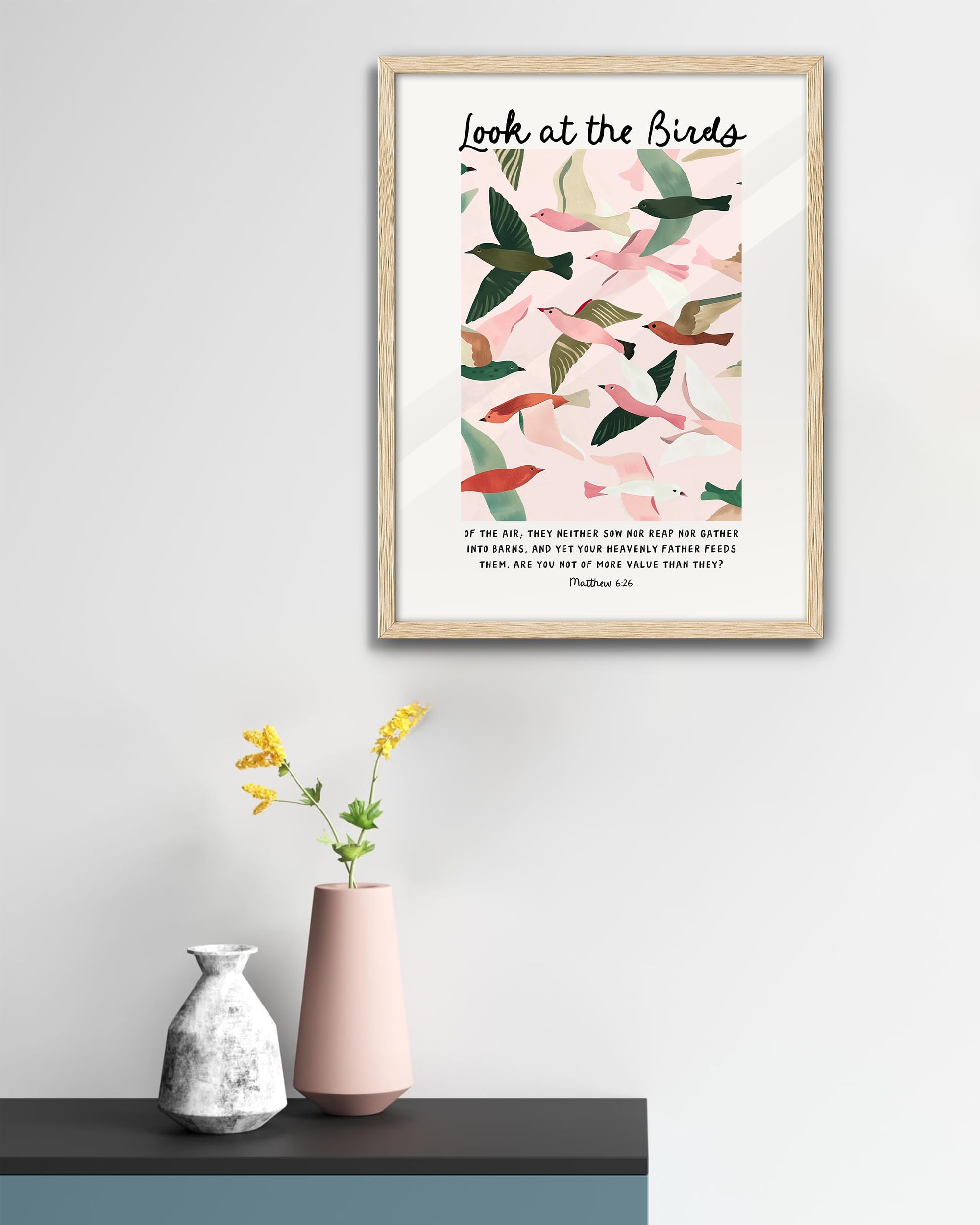 16x20in OAK Wood Framed, 