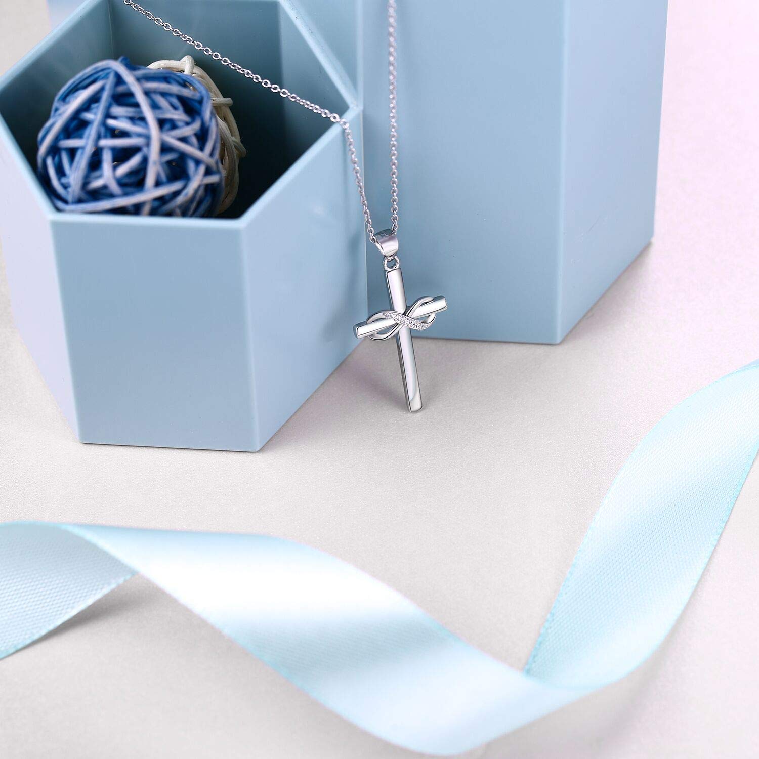 Infinity Cross Necklace