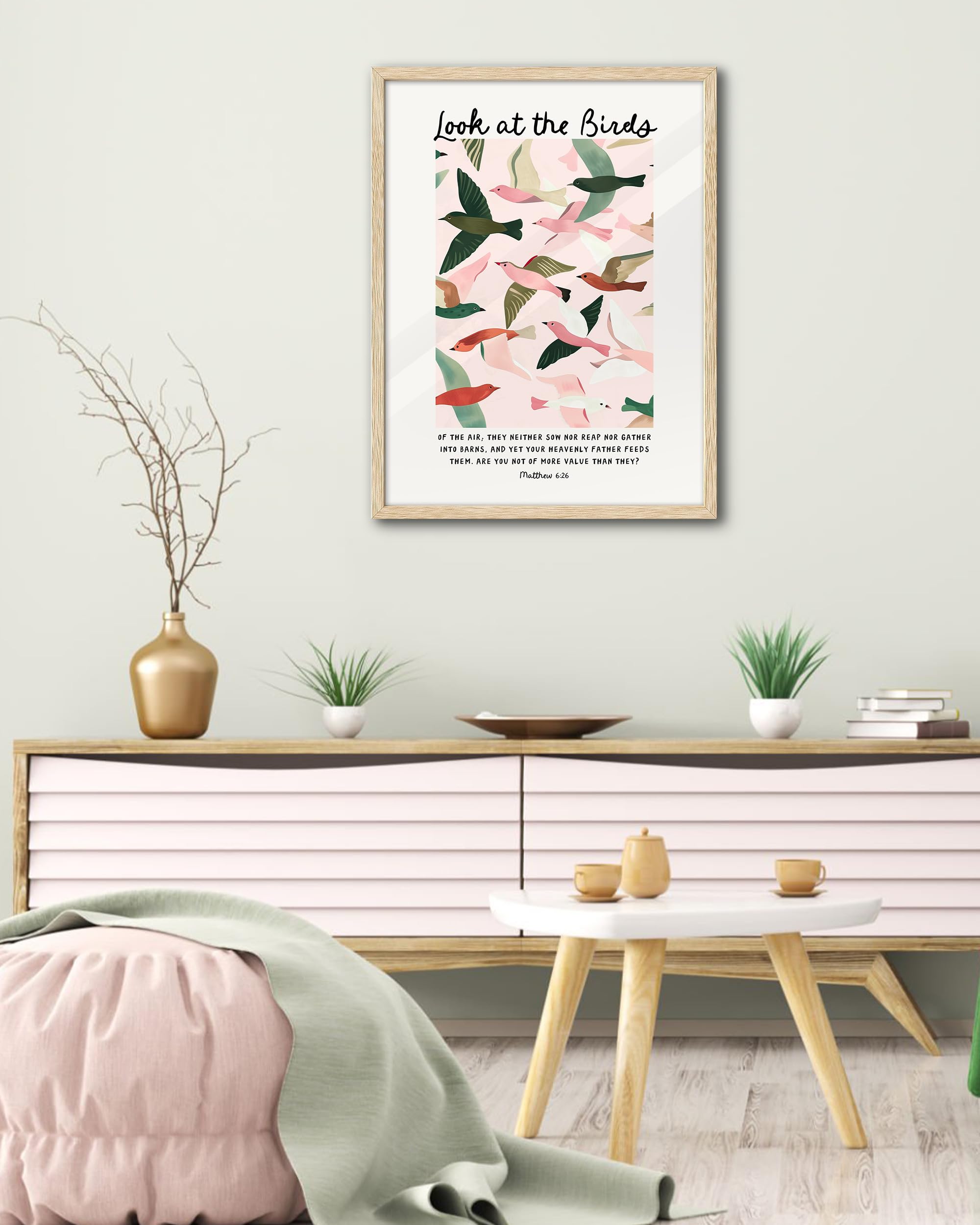 16x20in OAK Wood Framed, 