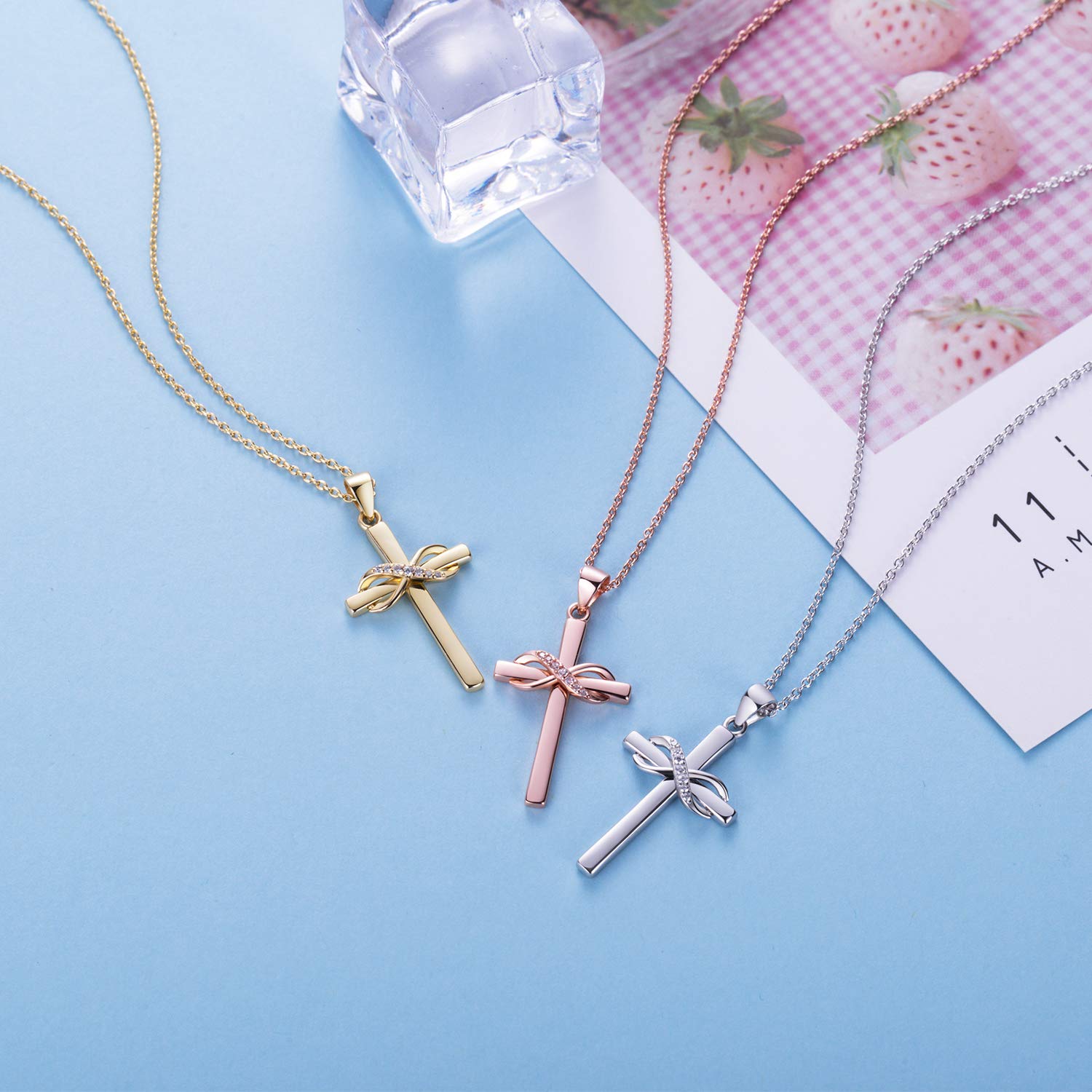 Infinity Cross Necklace