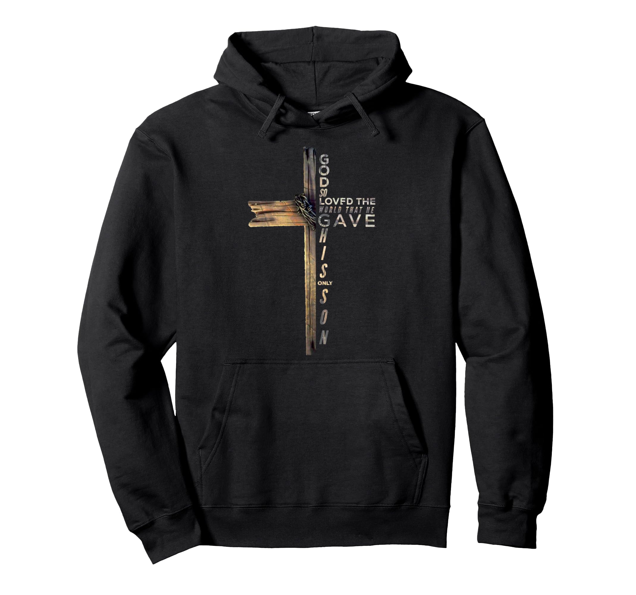 John 3:16 Bible Pullover Hoodie
