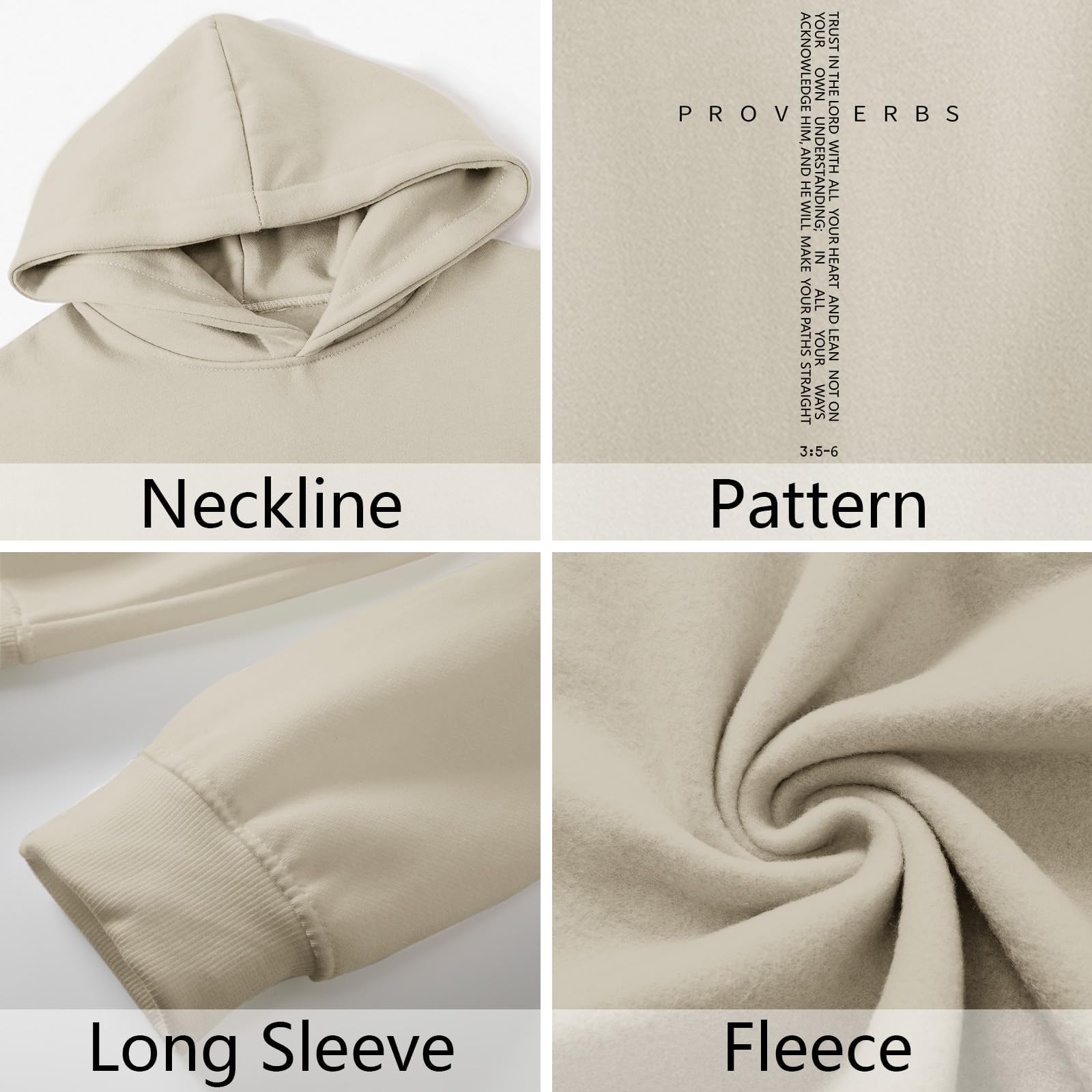 Men Hoodie/ Faith Cross/Vintage Bible Verse/Graphic Pullover