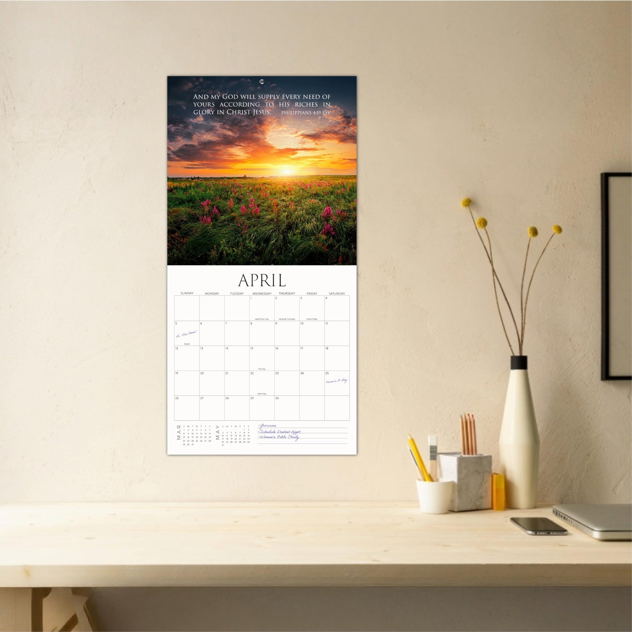 2026 – Bible Verse Wall Calendar | Promises of God