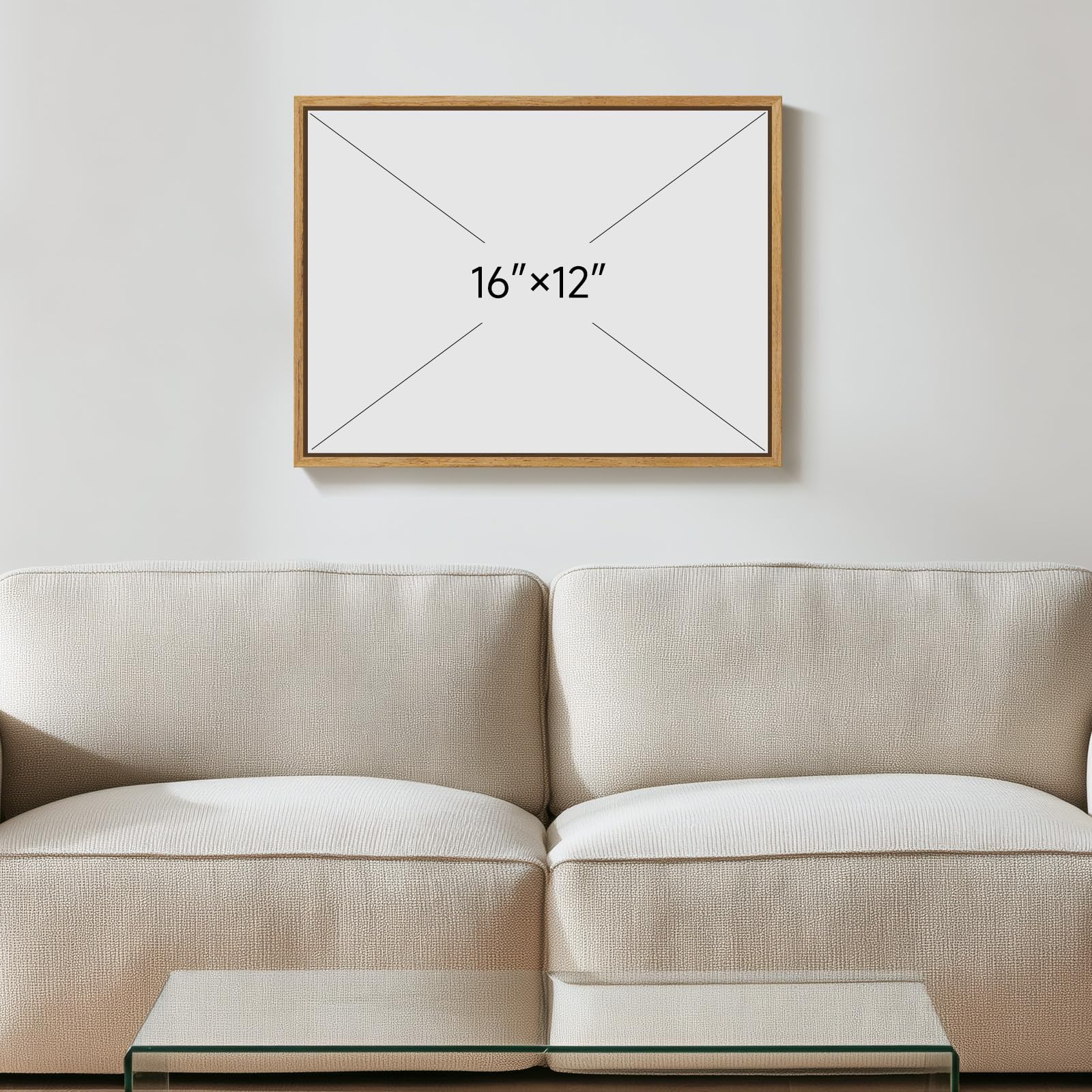 Framed, Deep Waters Landscape Scripture, 12x16 Inch