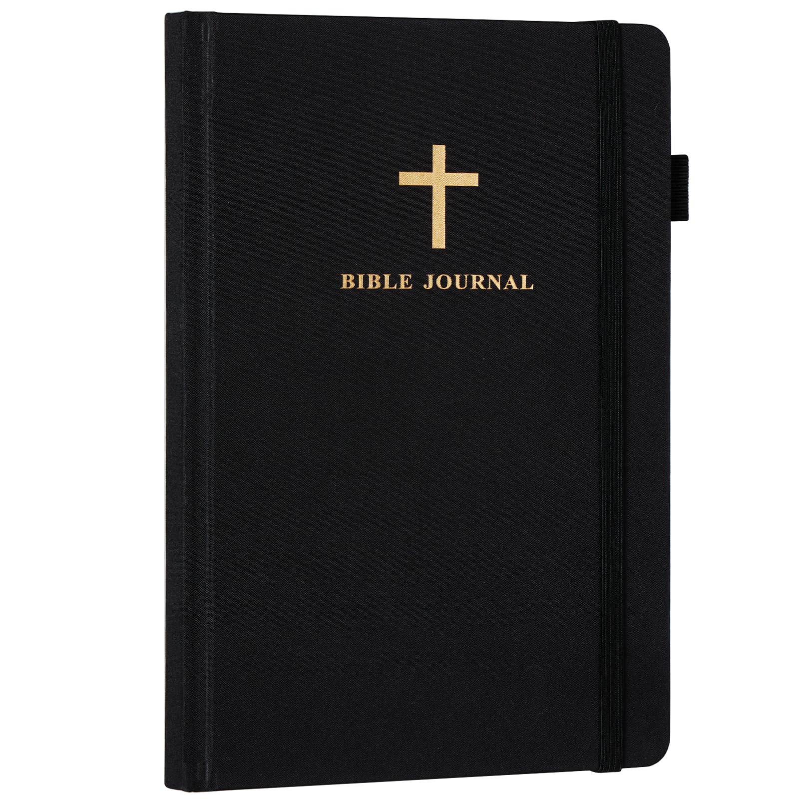 Prayer Journal for Men, Bible Notebook, Black