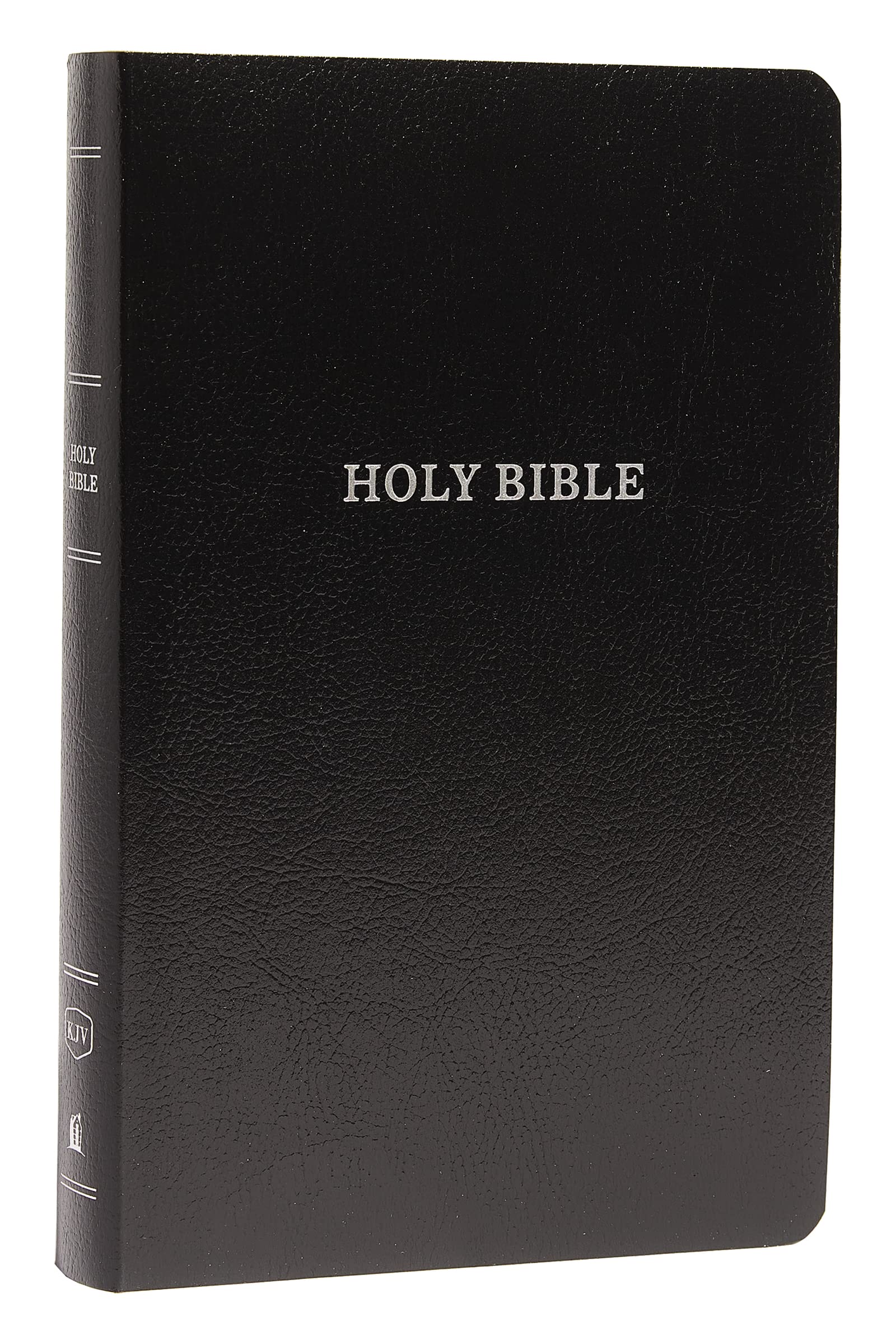 King James Version Holy Bible, Black Leather-Look