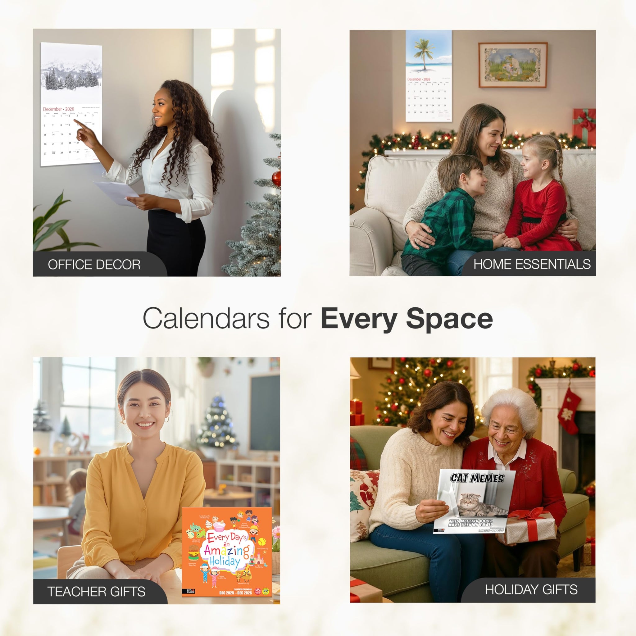 2026 Wall Calendar 2026 | Following Jesus with Bible Verses