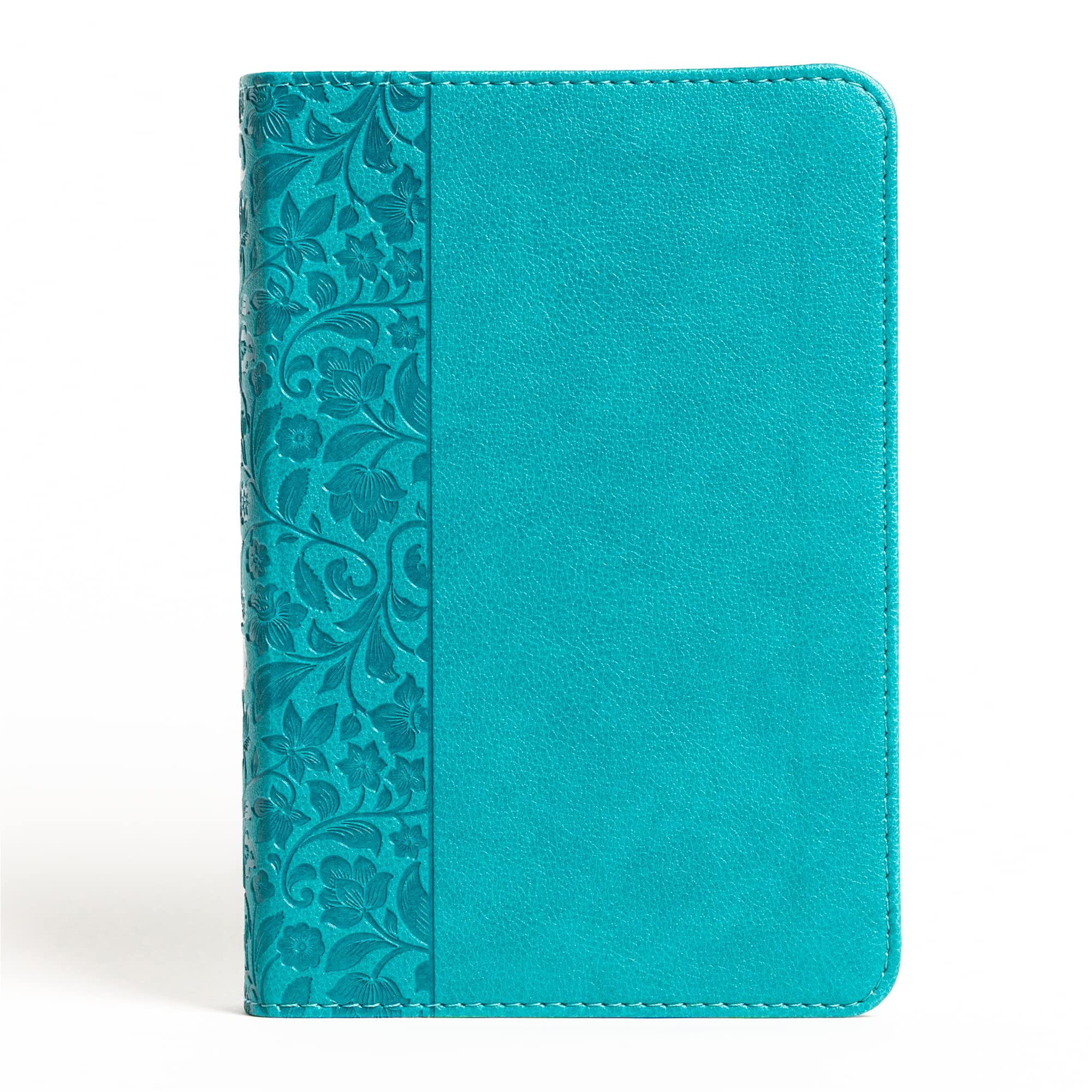 Large Print Compact Reference Bible, Teal Leather Touch