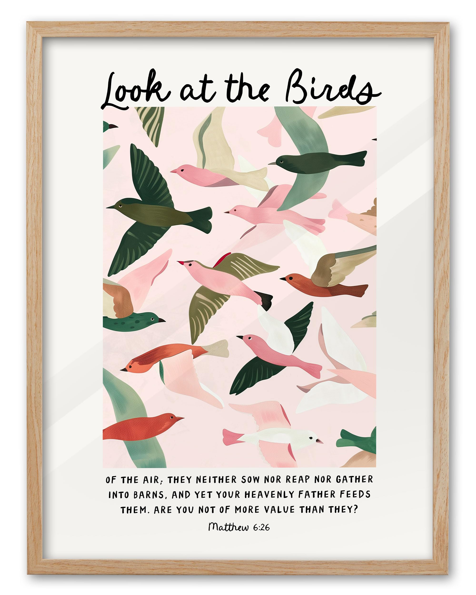 16x20in OAK Wood Framed, 