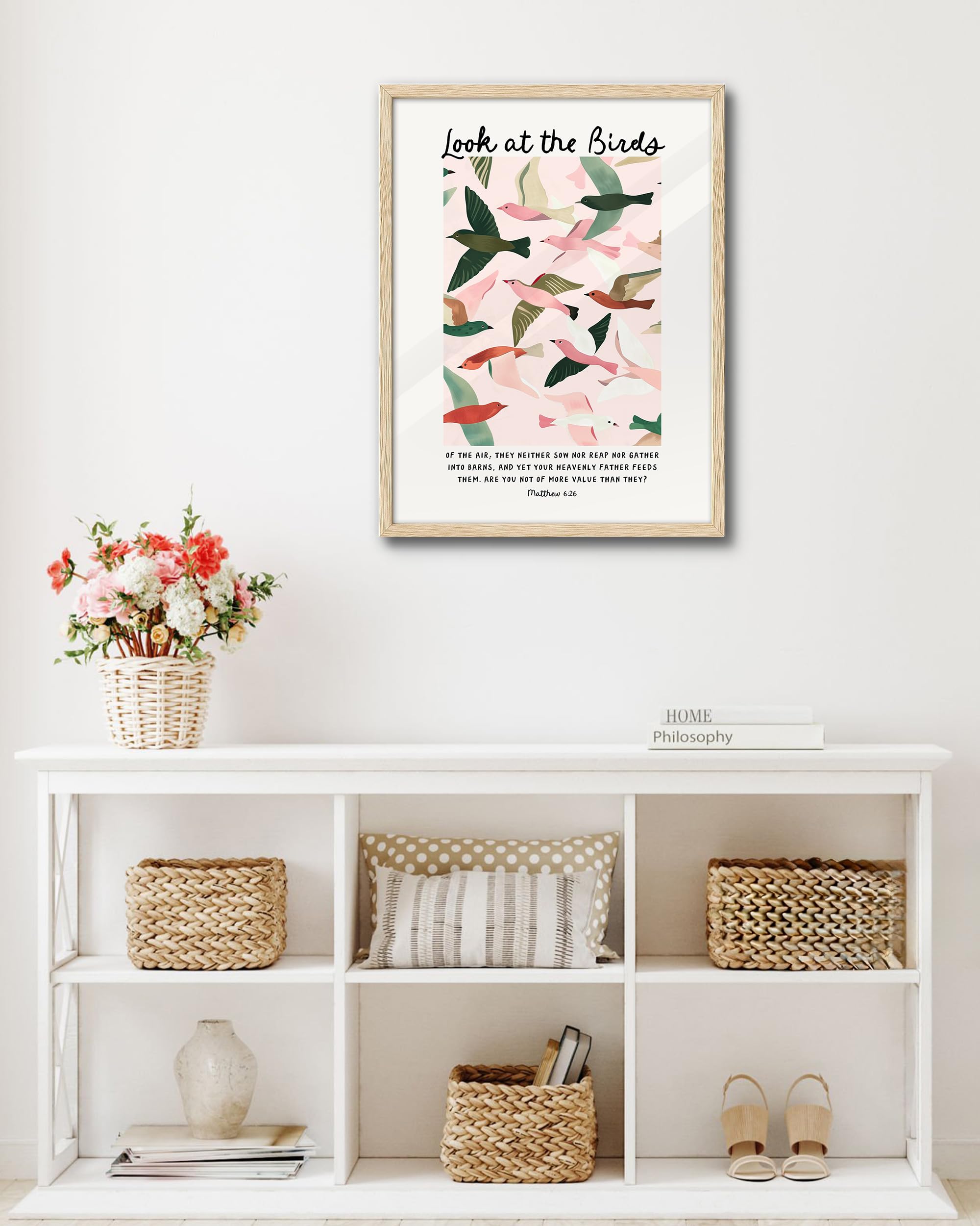 16x20in OAK Wood Framed, 