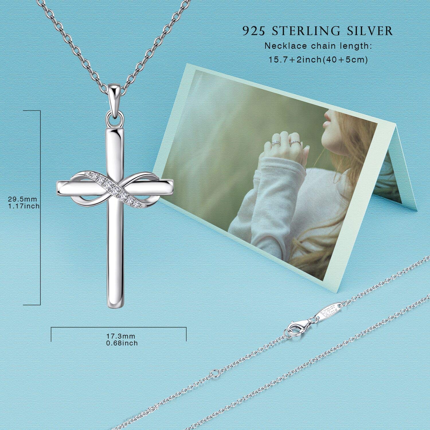 Infinity Cross Necklace