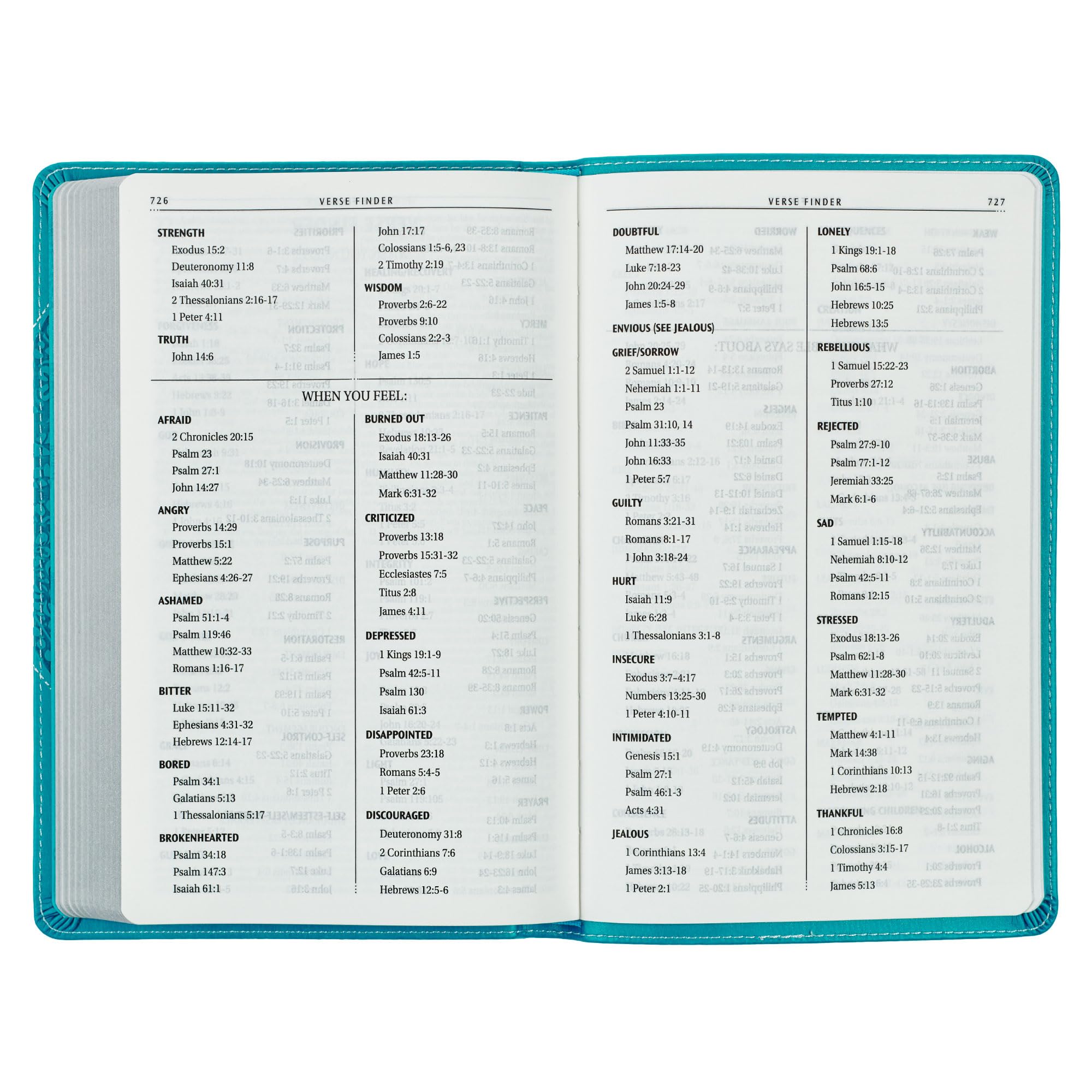 KJV Holy Bible for Girls/Teens, Flexible Cover, Teal Butterfly (KJV Gift Editions)