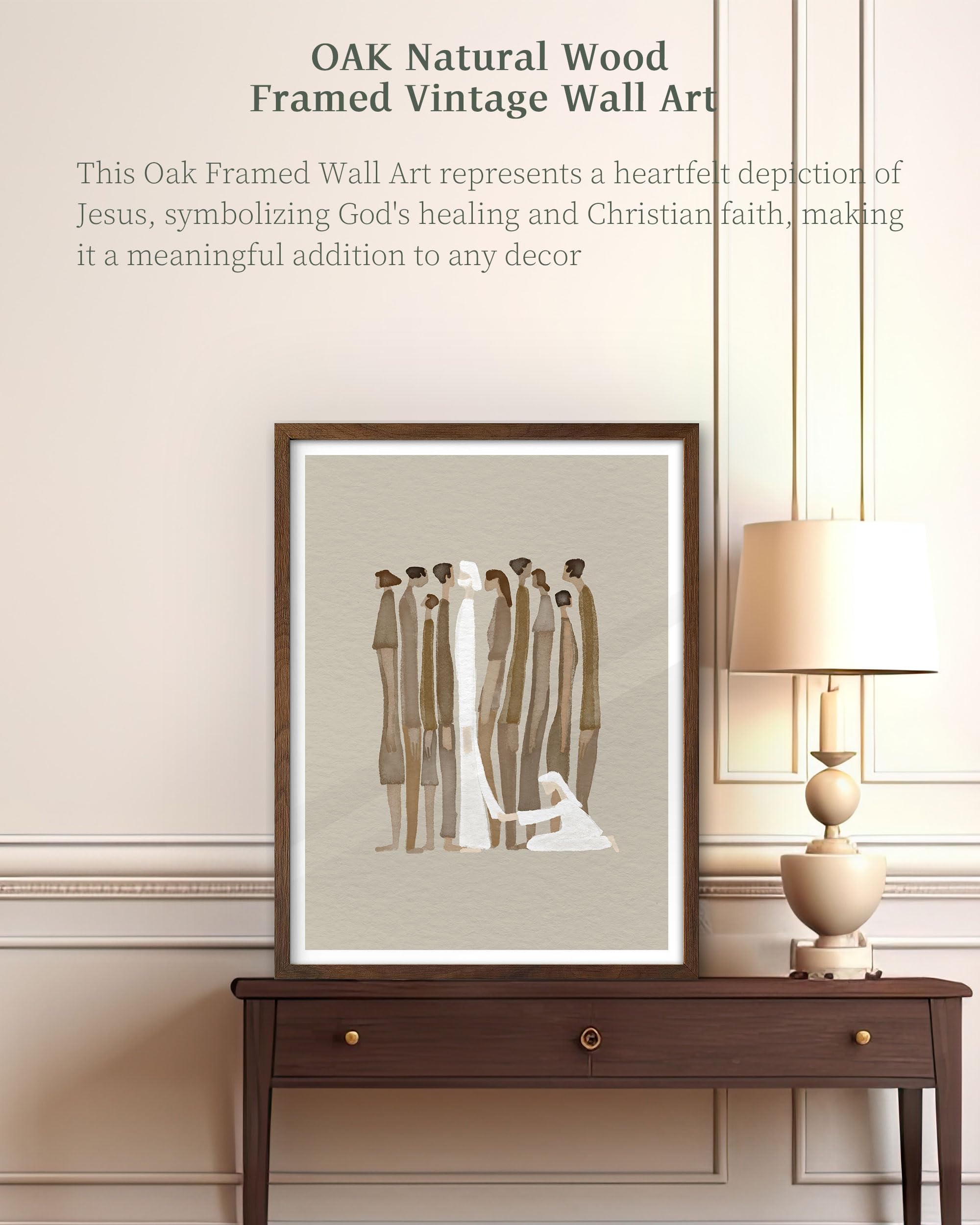 OAK Wood Framed, Large 16x20 in 