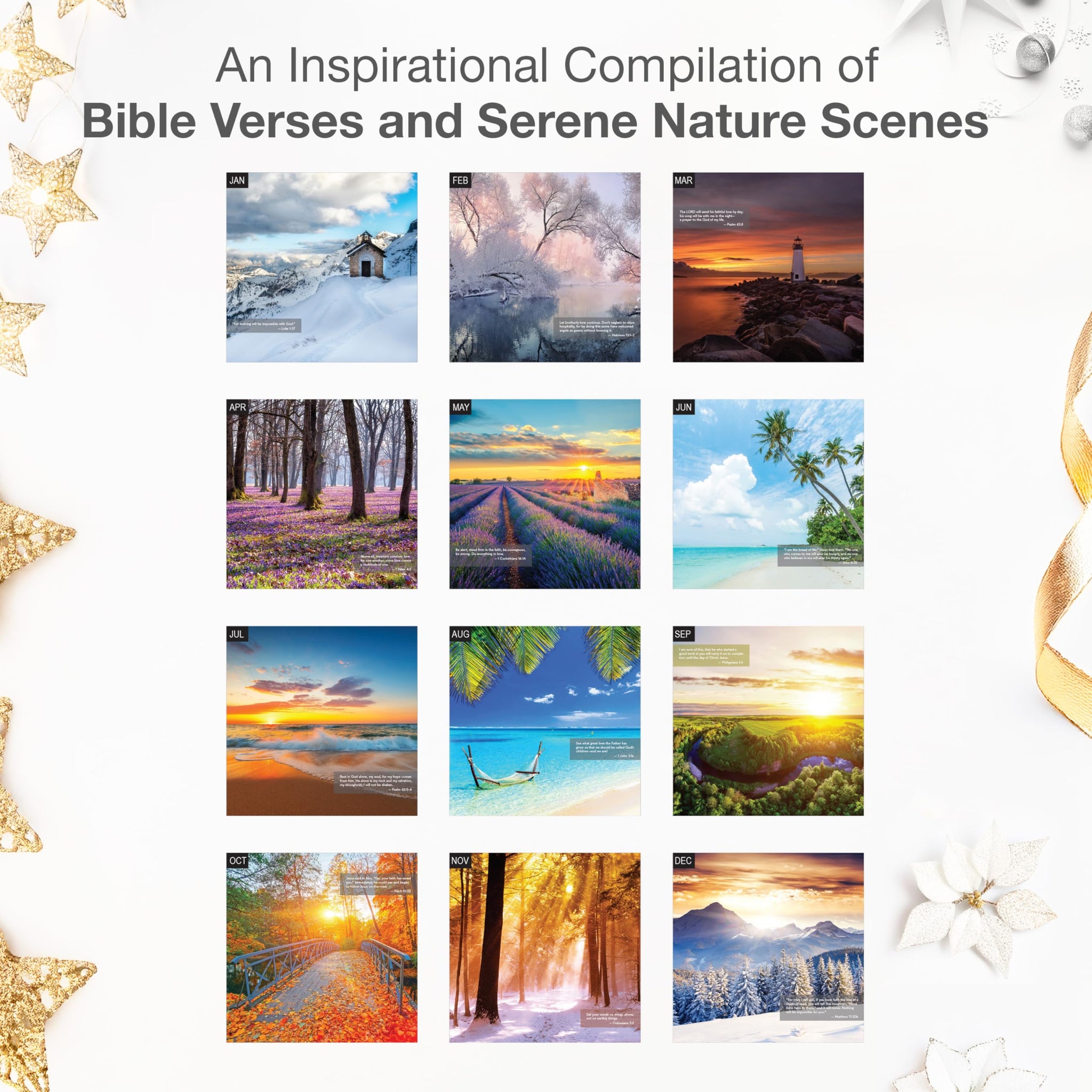 Bible Verses Wall Calendar 2026