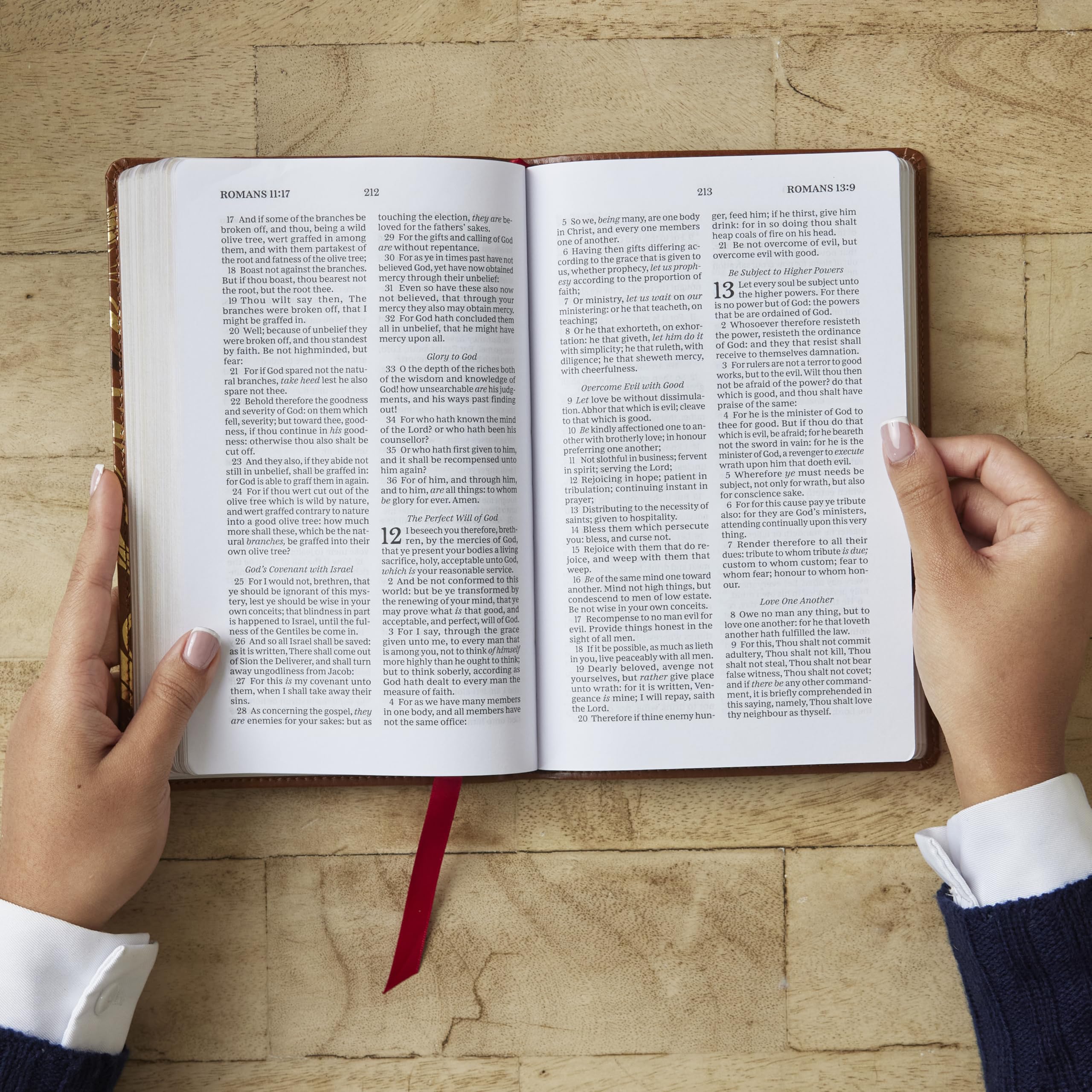 KJV New Testament, Tan Leather soft