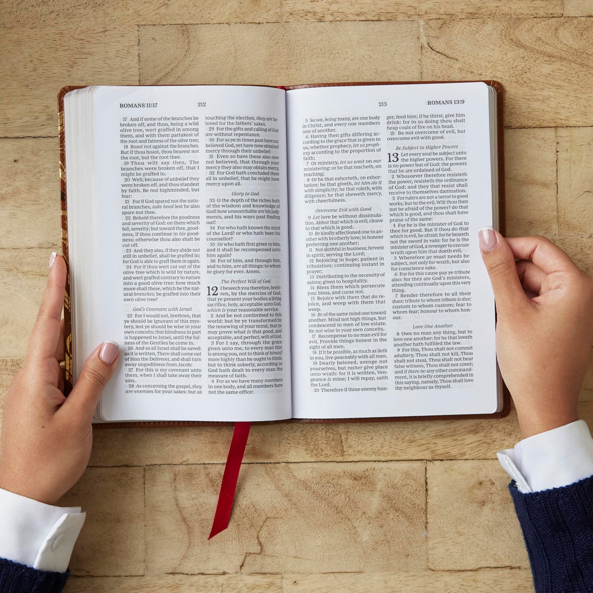 KJV New Testament, Tan Leather soft