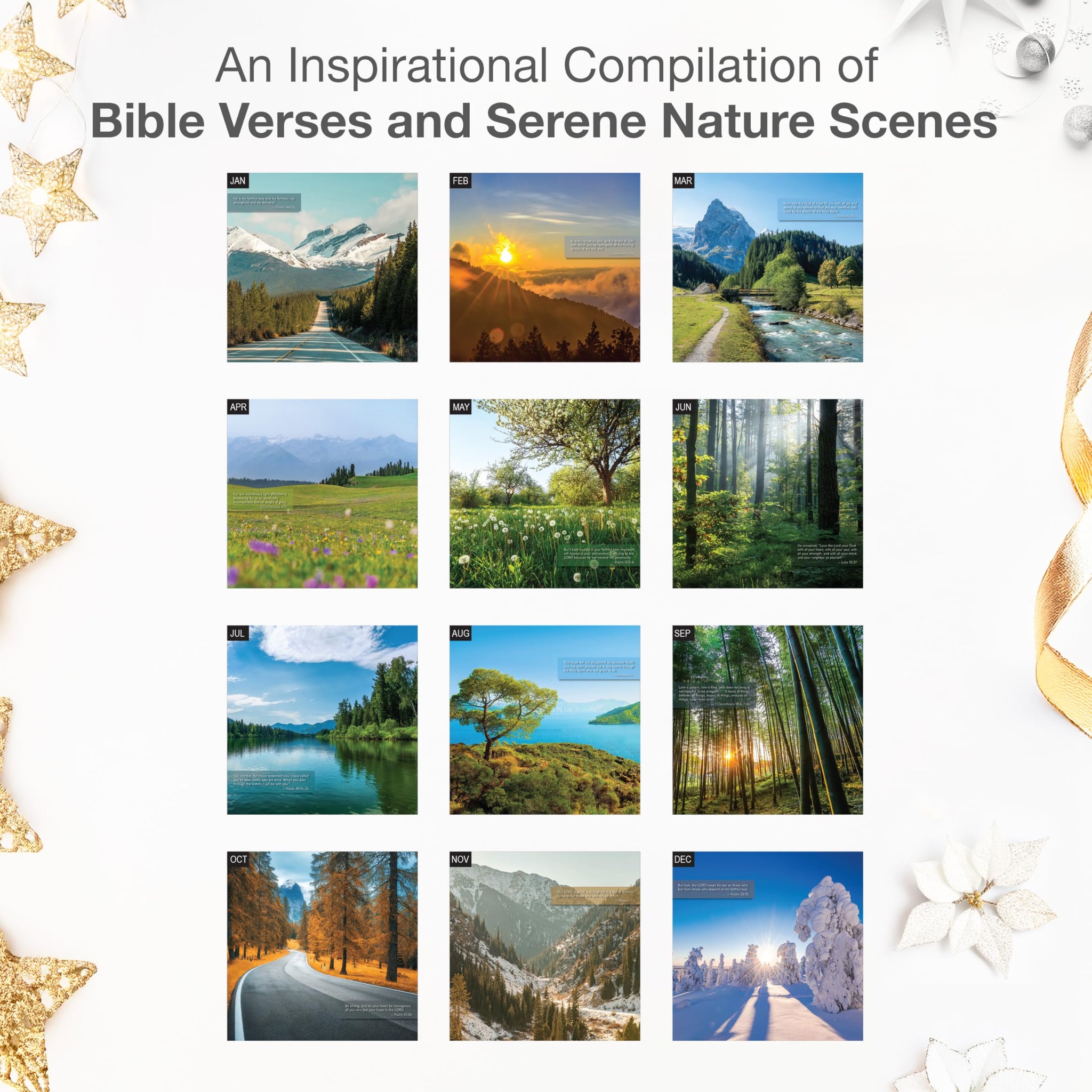 RED EMBER Wall Calendar 2026