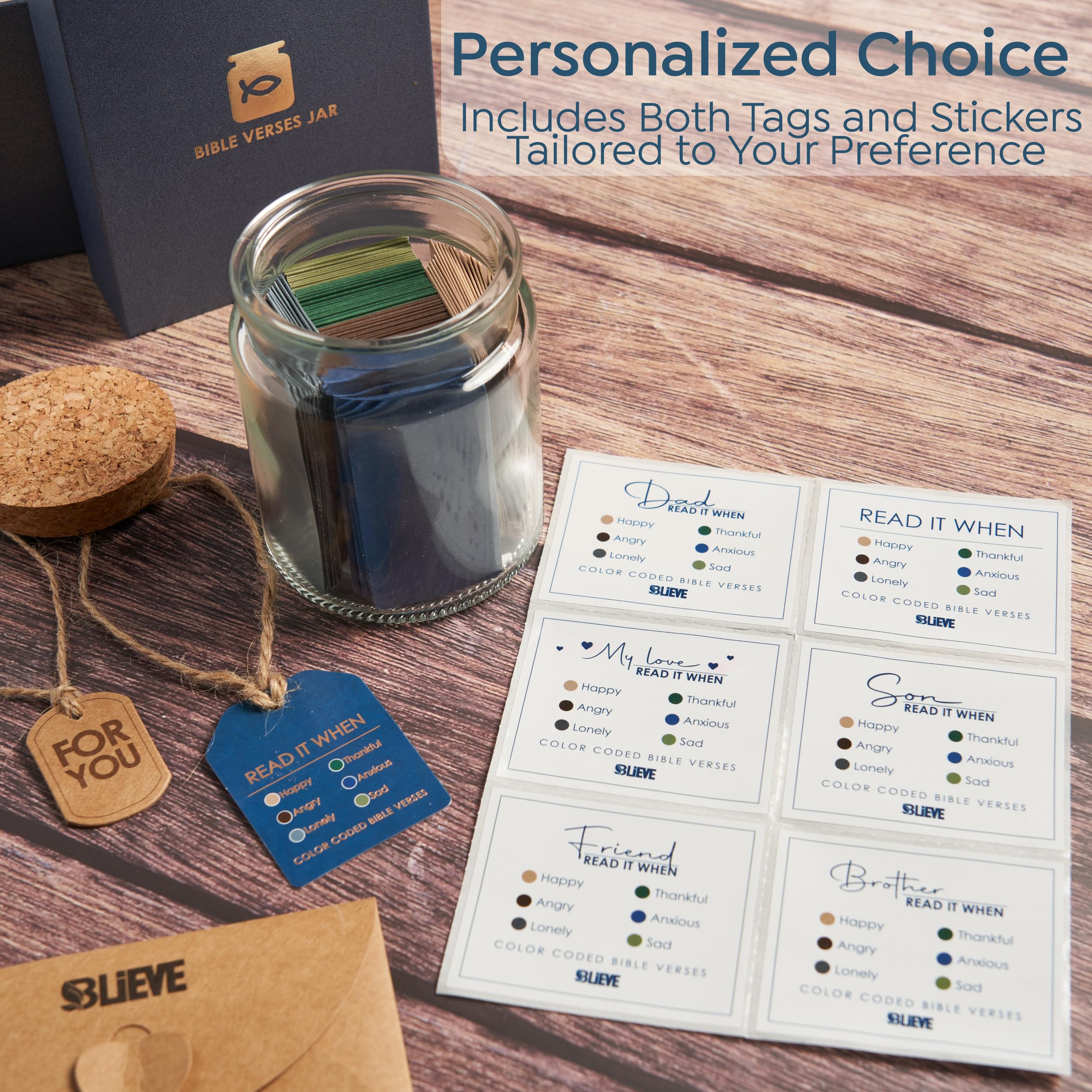 Read Me When... Bible Verses Jar/Daily Encouragement